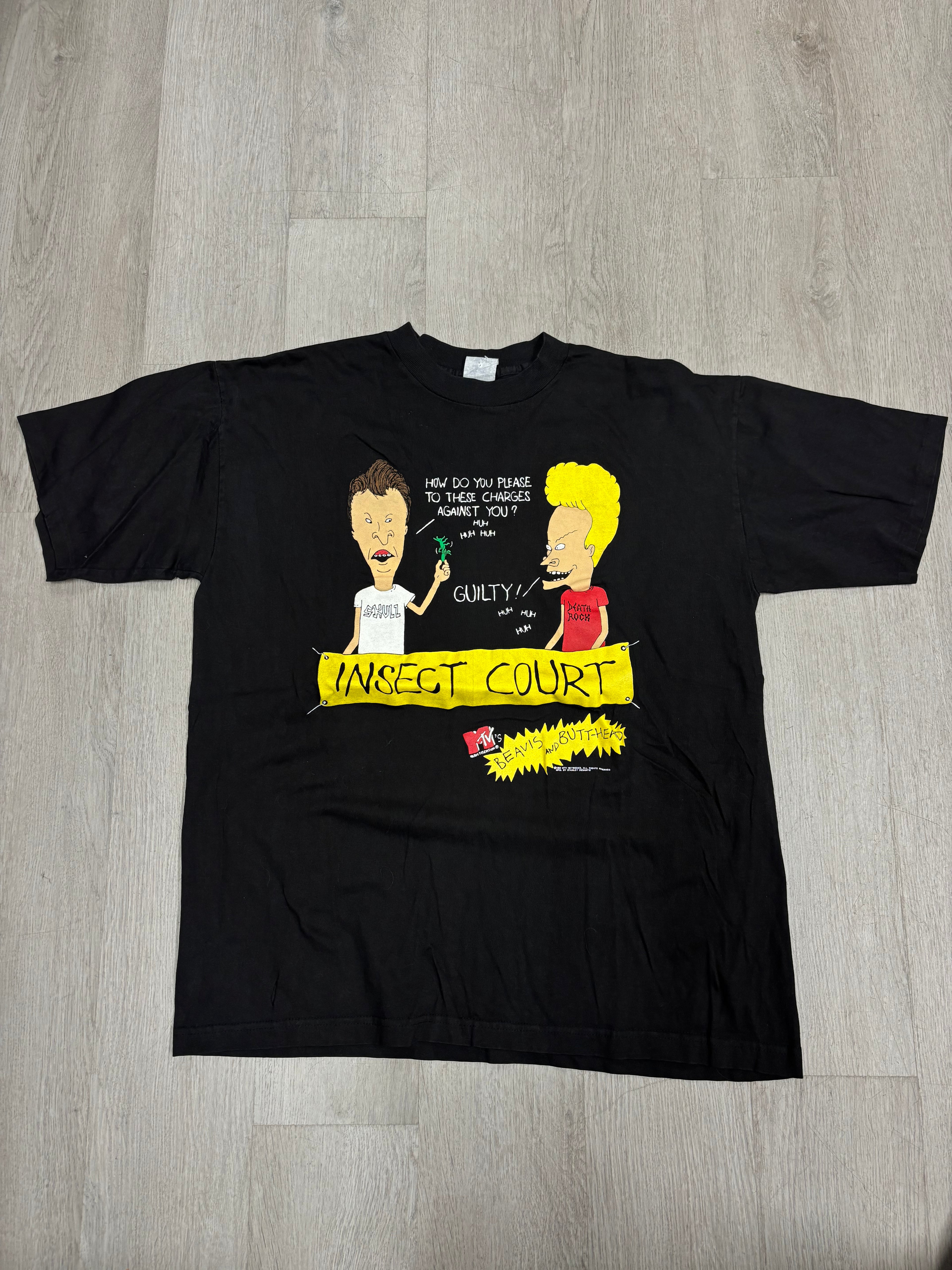 Vintage 1993 Beavis and Butt-Head MTC Comedic Tee