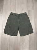Vintage Military Green Cargo Shorts