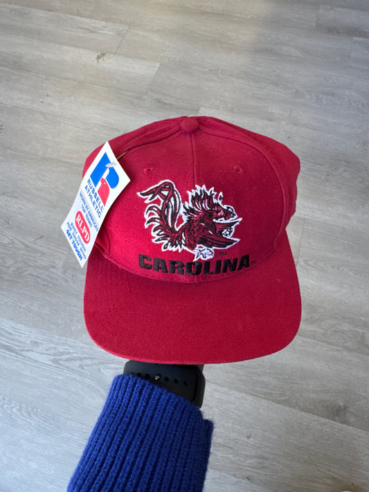 Vintage Russell Athletic University Of South Carolina Gamecocks Snapback Hat