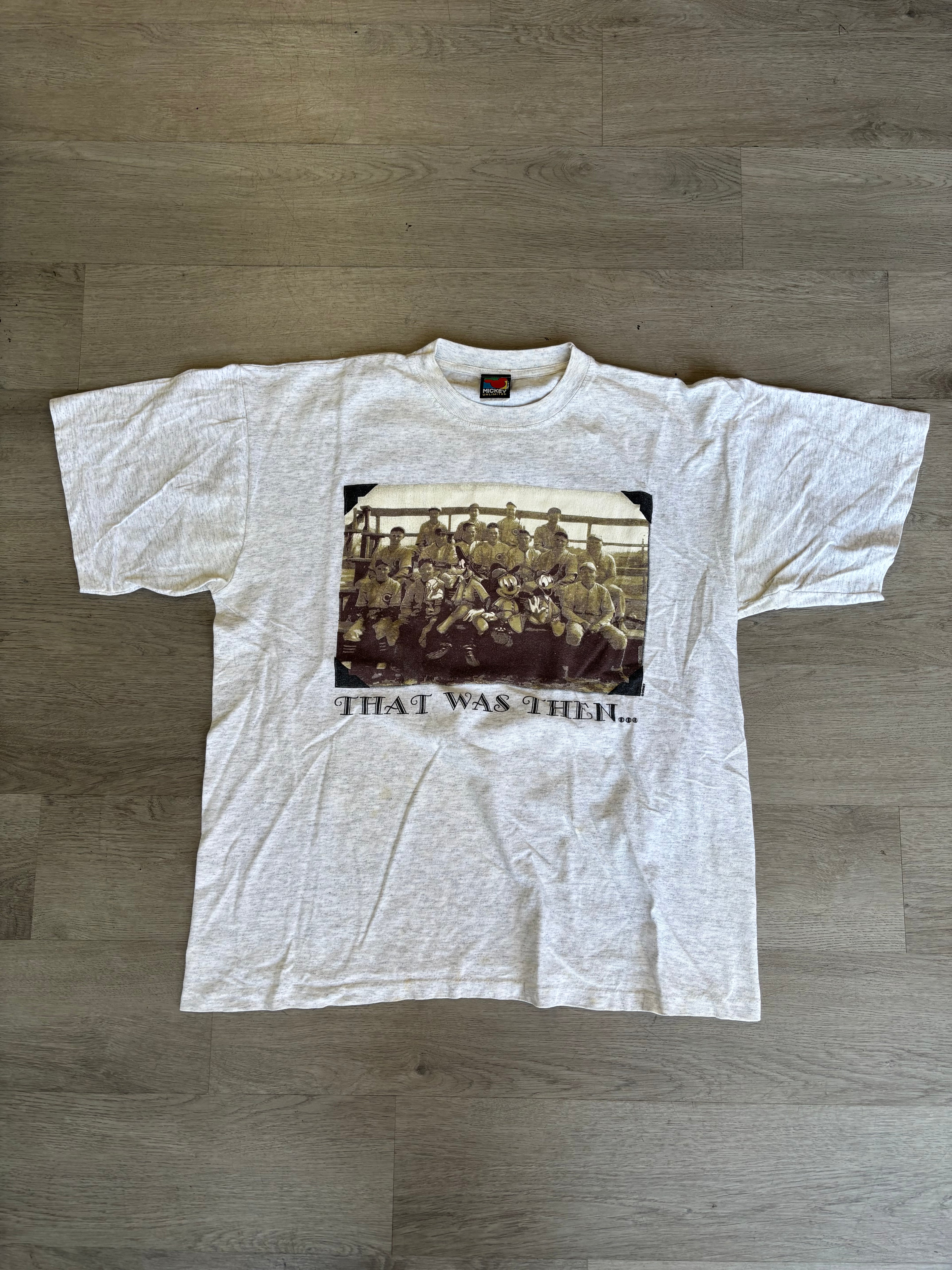 Vintage Disney Mickey Unlimited That Was Then Tee