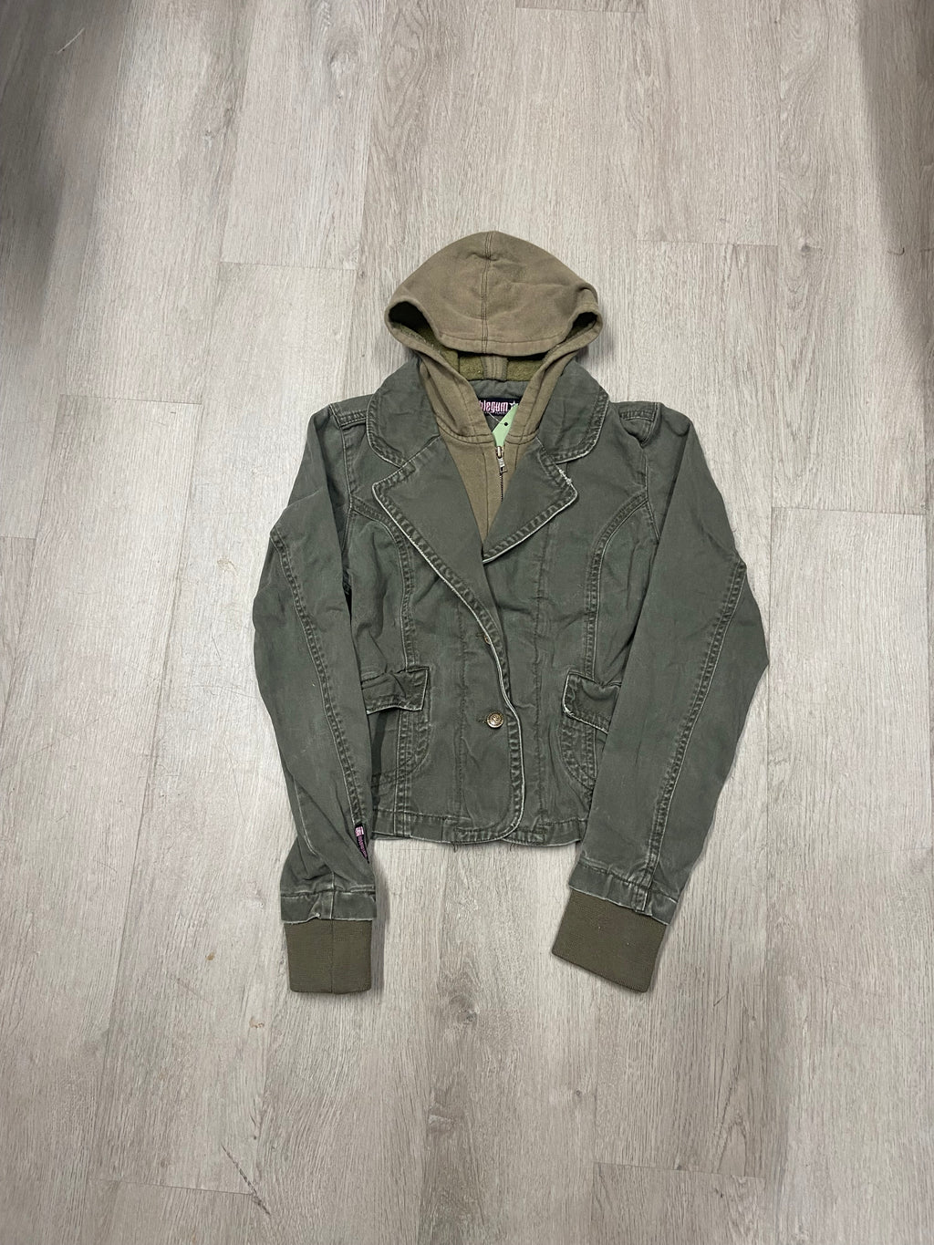 Women’s Green Bubblegum Brand Hoodie Jacket