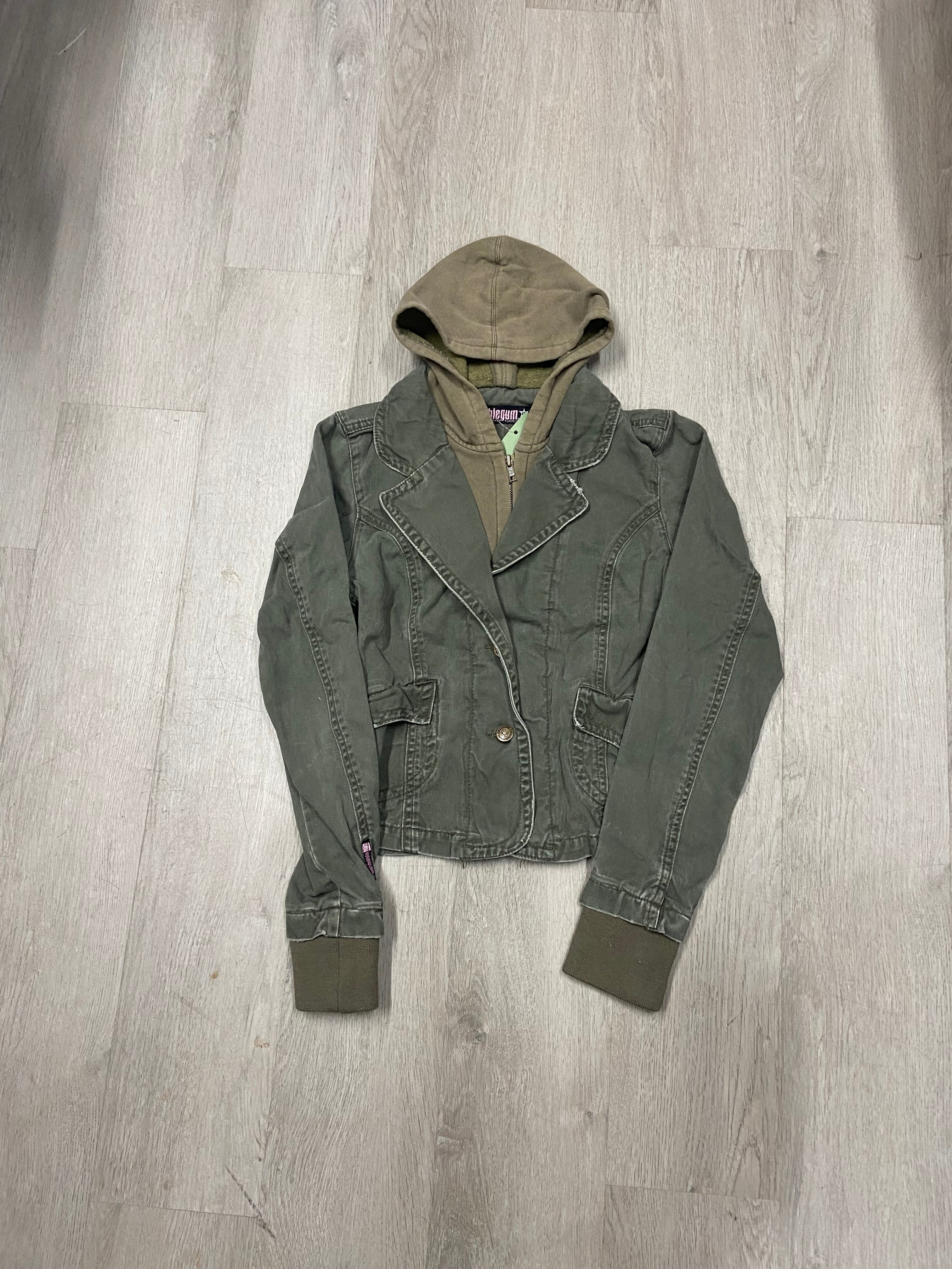 Women’s Green Bubblegum Brand Hoodie Jacket