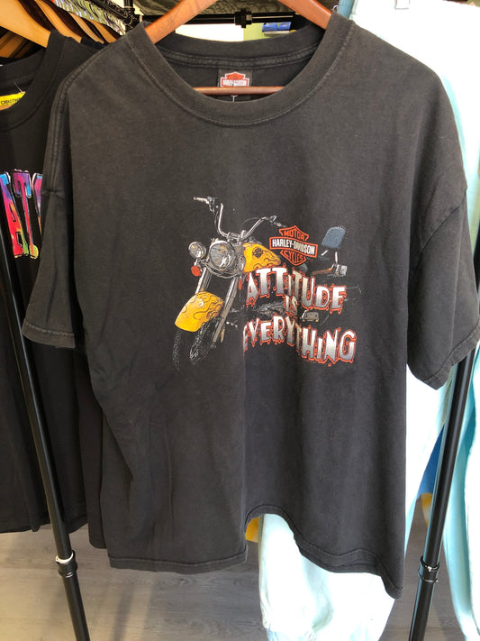 Vintage Harley Davidson Attitude is Everything Tee