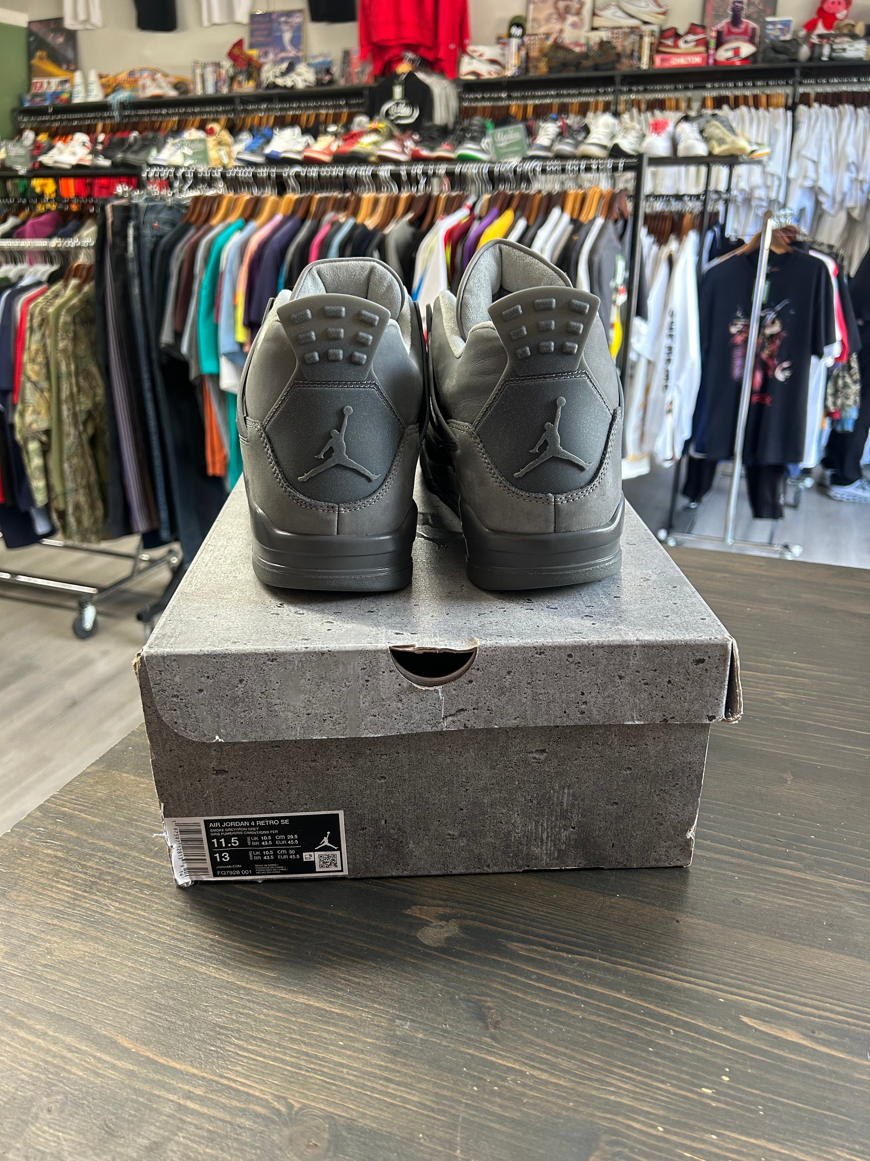 Pre-Owned Jordan 4 Retro SE Paris Olympics Wet Cement