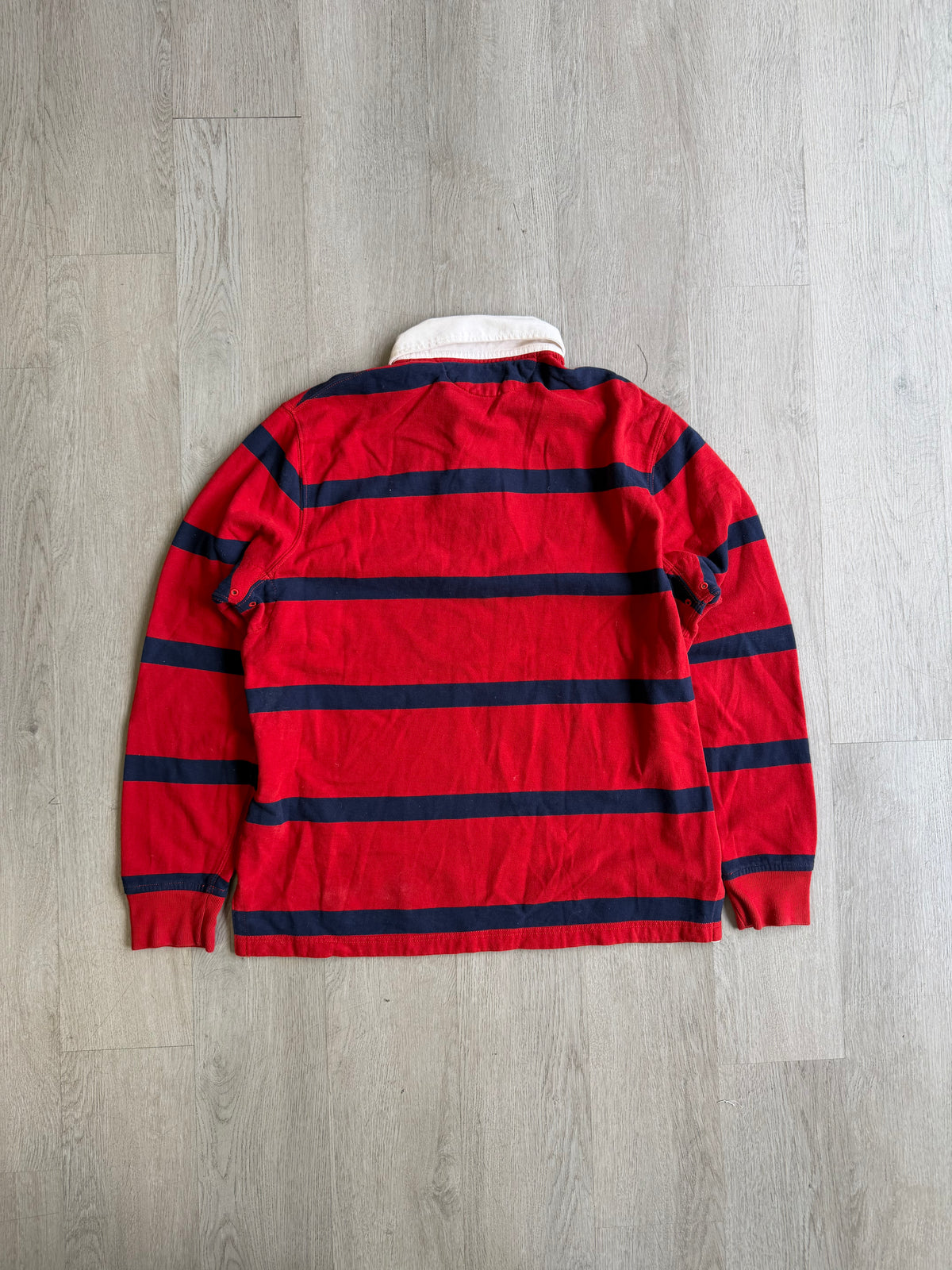 Polo Ralph Lauren Red Navy Stripe Long Sleeve Shirt