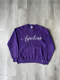 Vintage Russell Purple Ageless Script Sweatshirt
