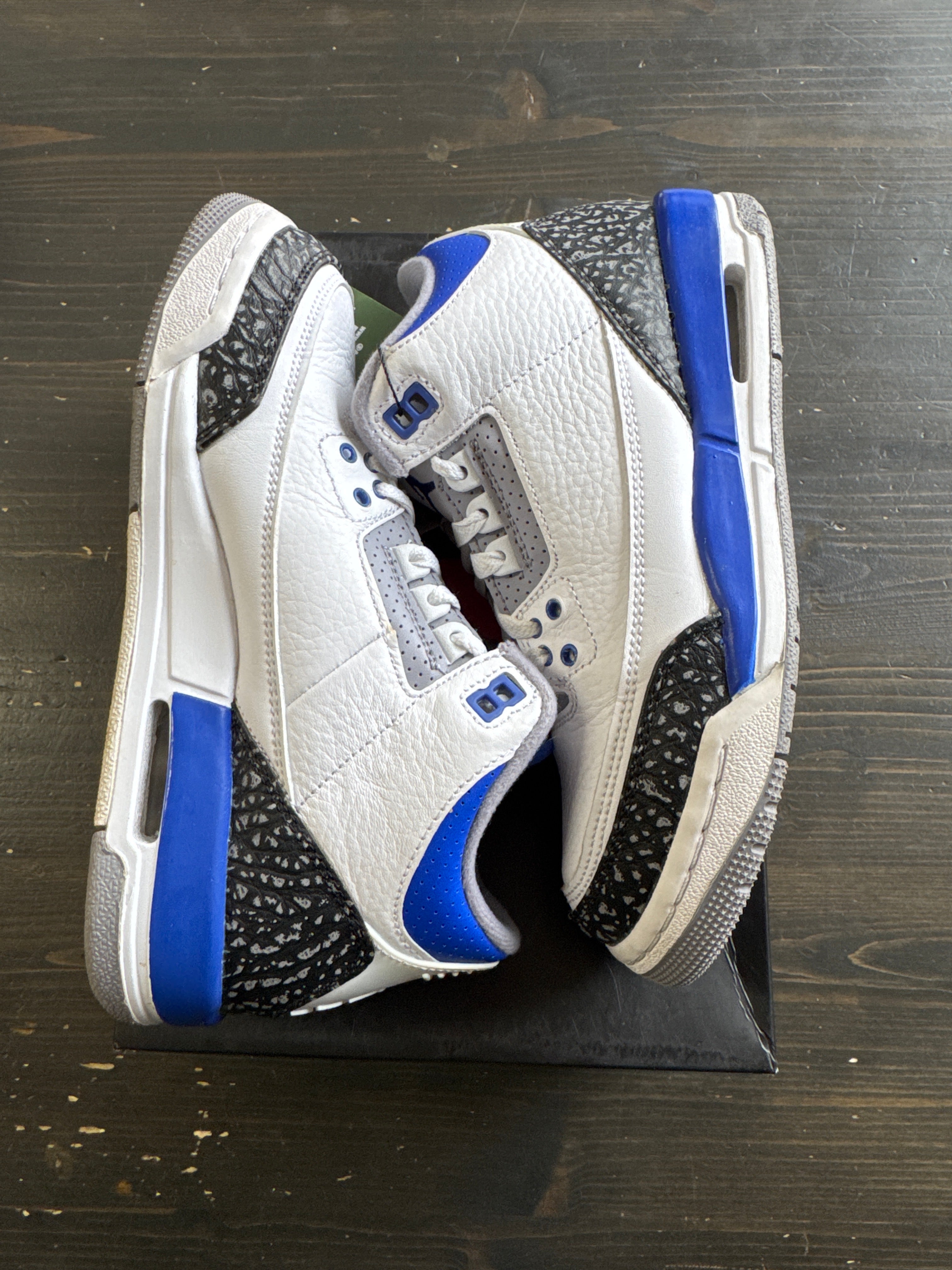 Pre-owned Jordan Retro 3 Racer Blue