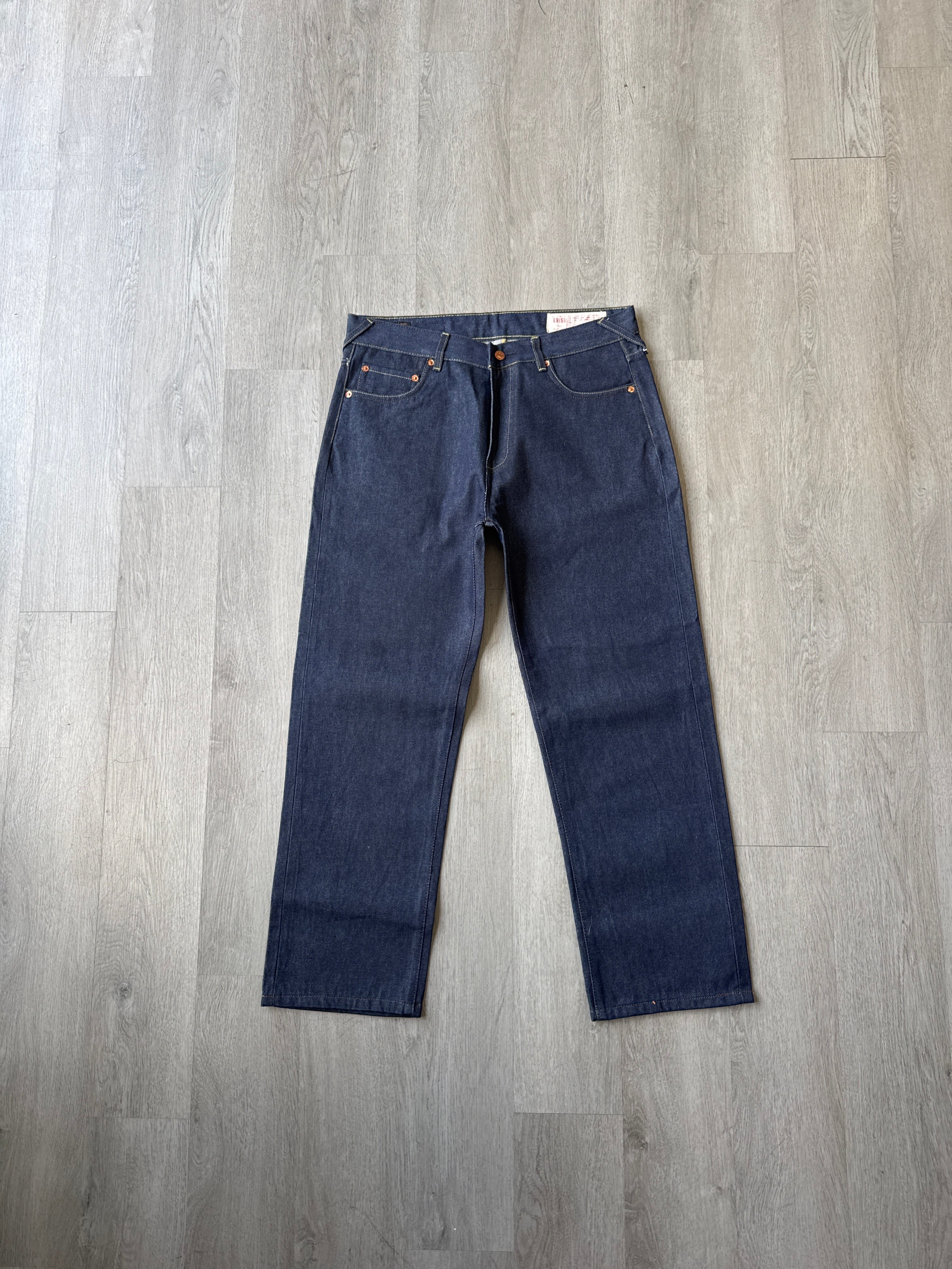 Evisu Embroidered Dragon Feather Japanese Art Salvage Denim Jeans