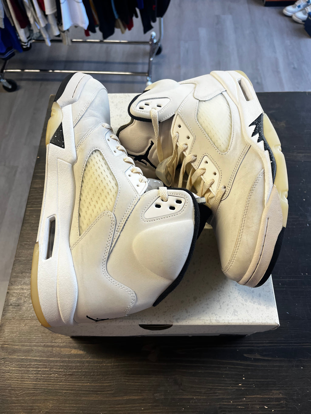 Pre-Owned Nike Air Jordan 5 Retro SE Sail