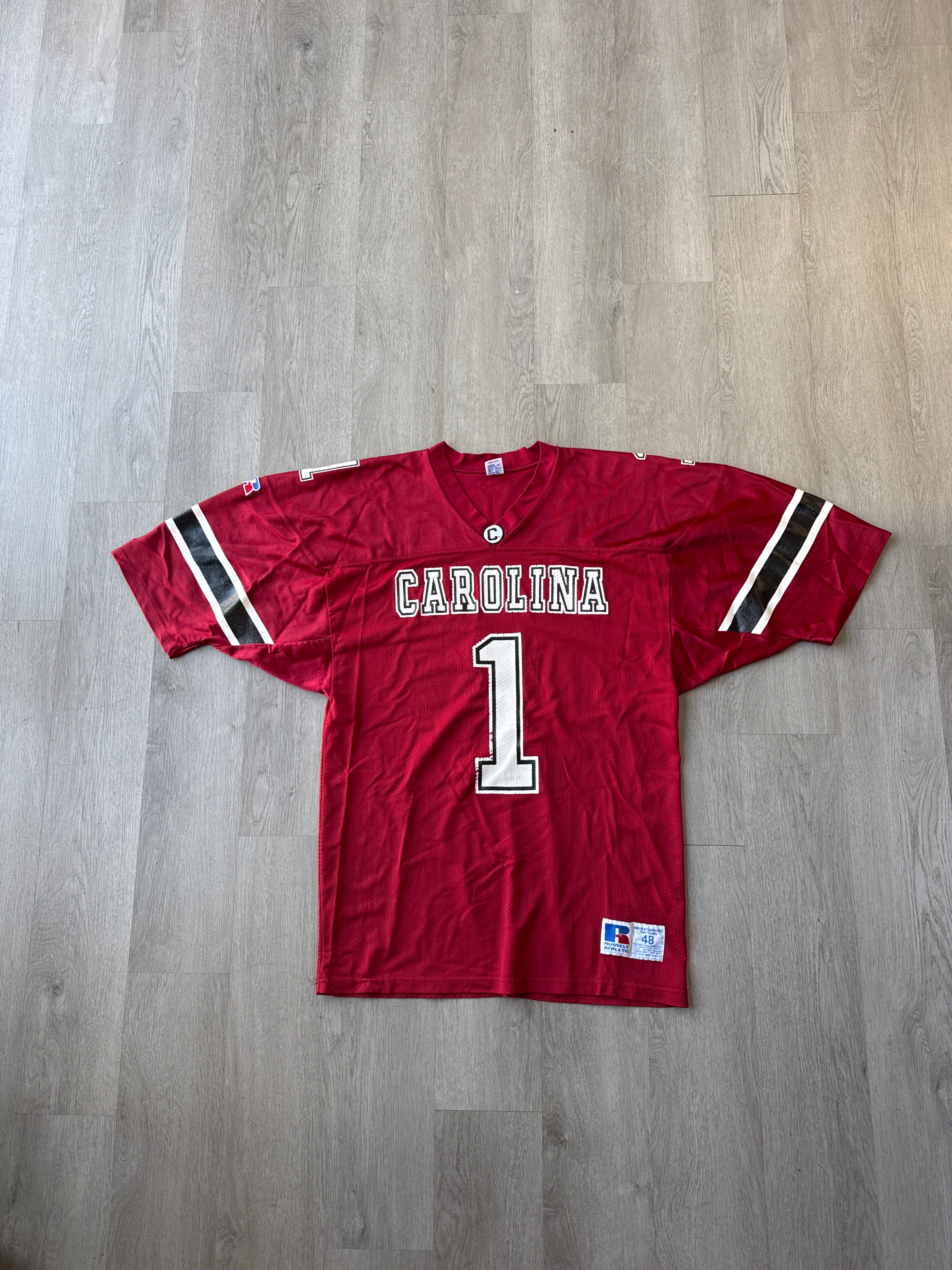 Vintage Russell Athletic University Of South Carolina Gamecocks Football Jersey