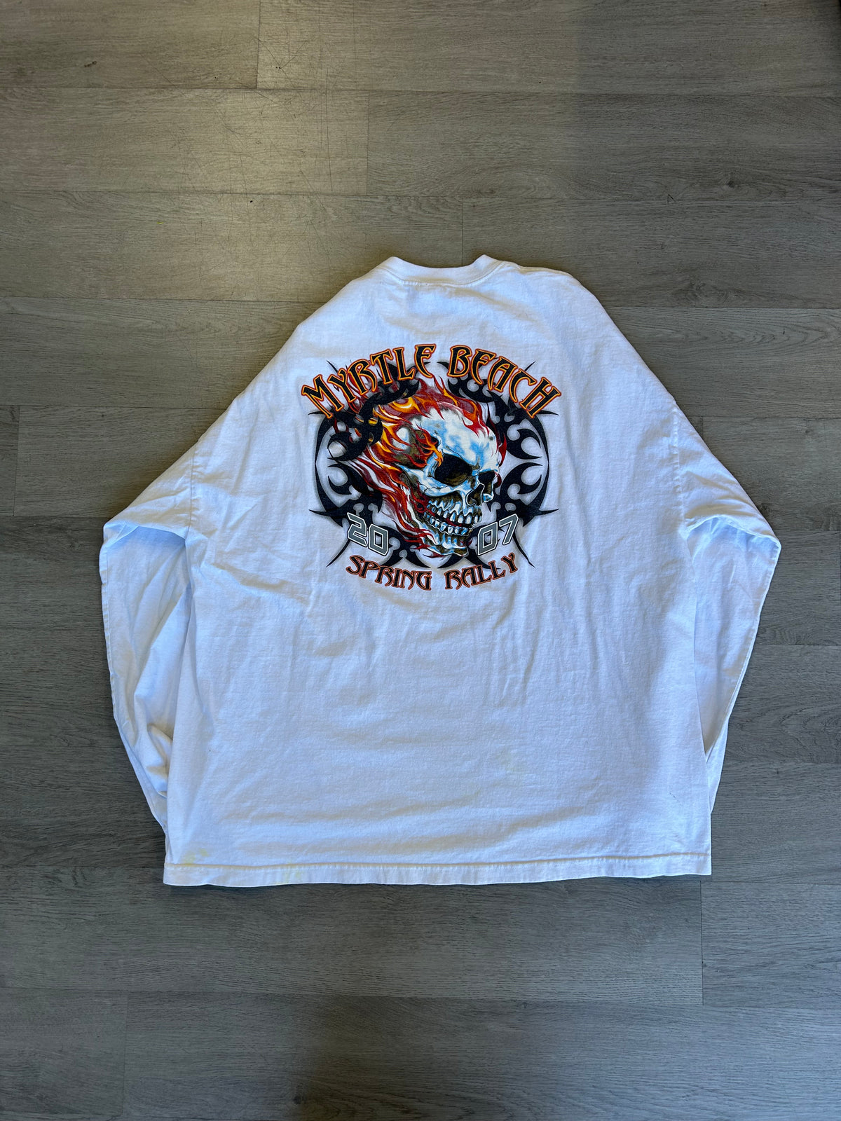 Vintage 2007 Myrtle Beach Spring Rally Long Sleeve Tee