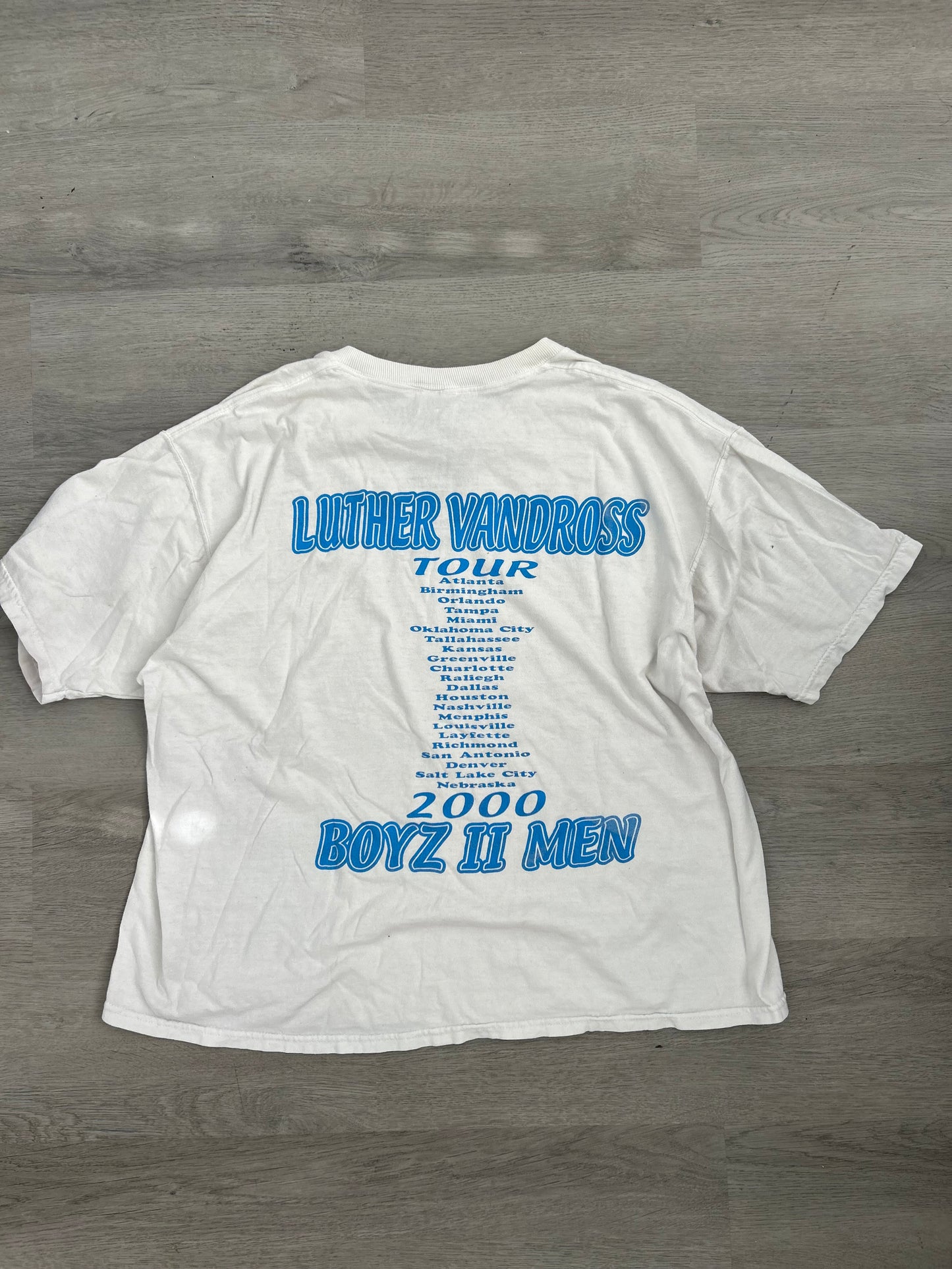 Vintage Luther Vandross Boyz II Men Tee