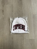 Supreme New Era Rhinestone White Beanie