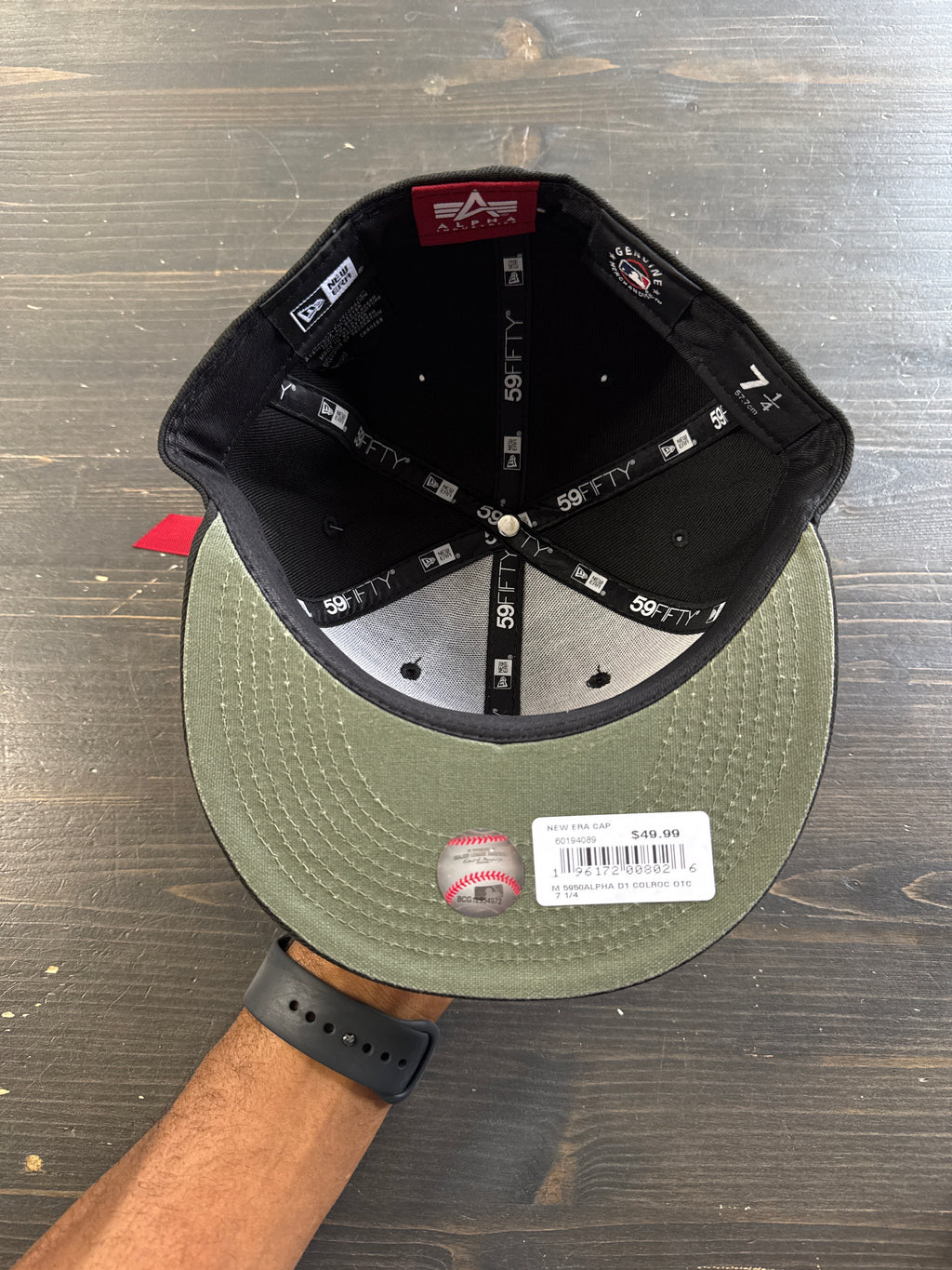 New Era Colorado Rockies Alpha Industries Fitted Hat