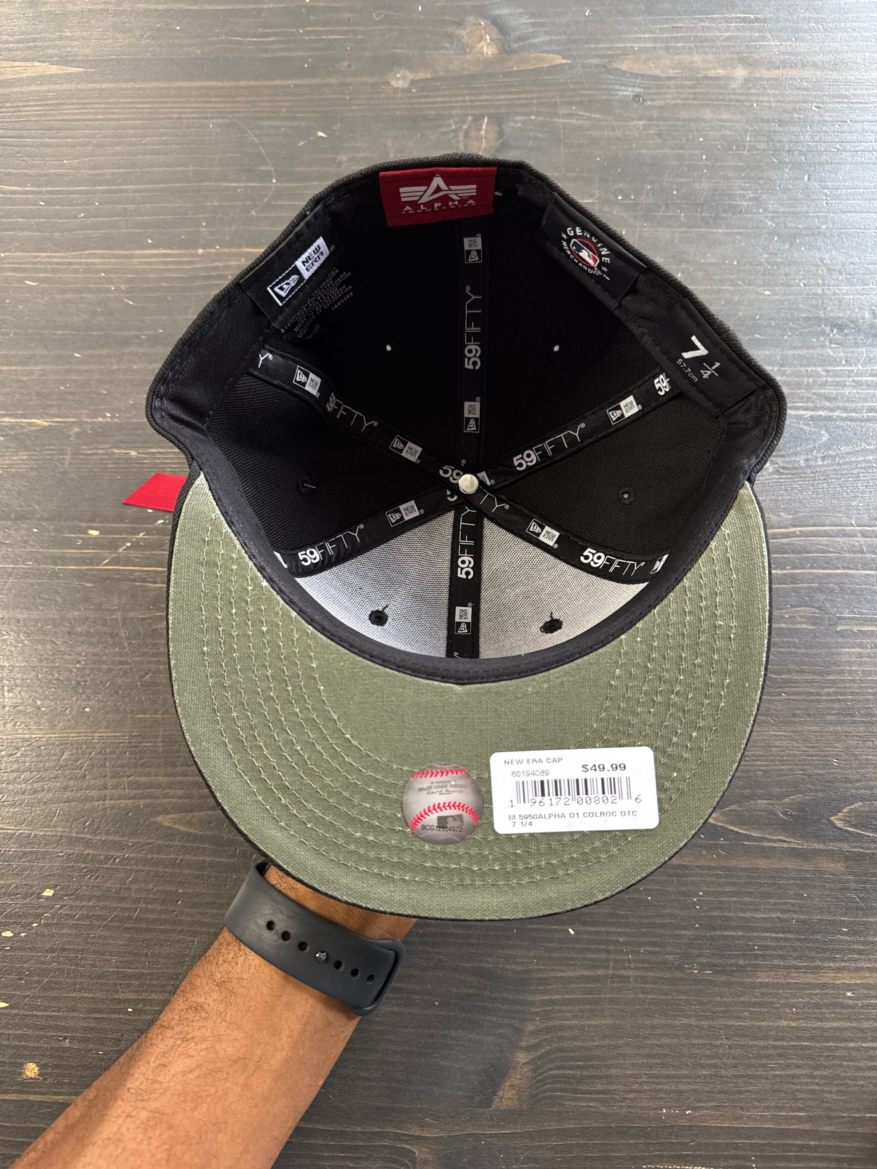 New Era Colorado Rockies Alpha Industries Fitted Hat