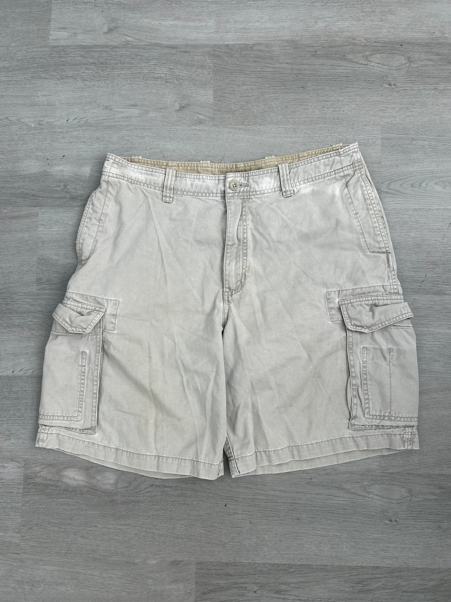 Tan Khaki Cargo Shorts