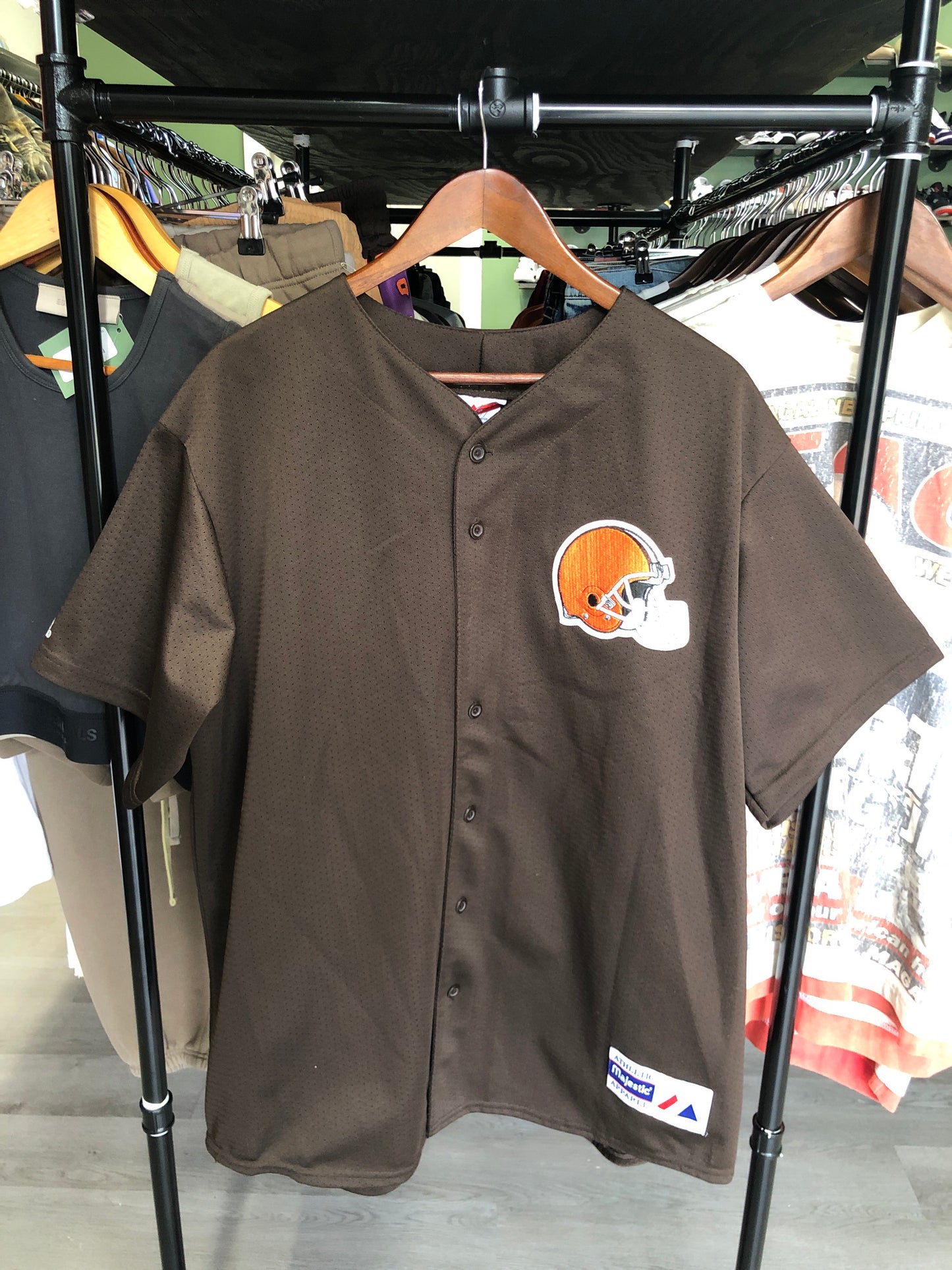 Majestic Cleveland Browns Baseball Jersey
