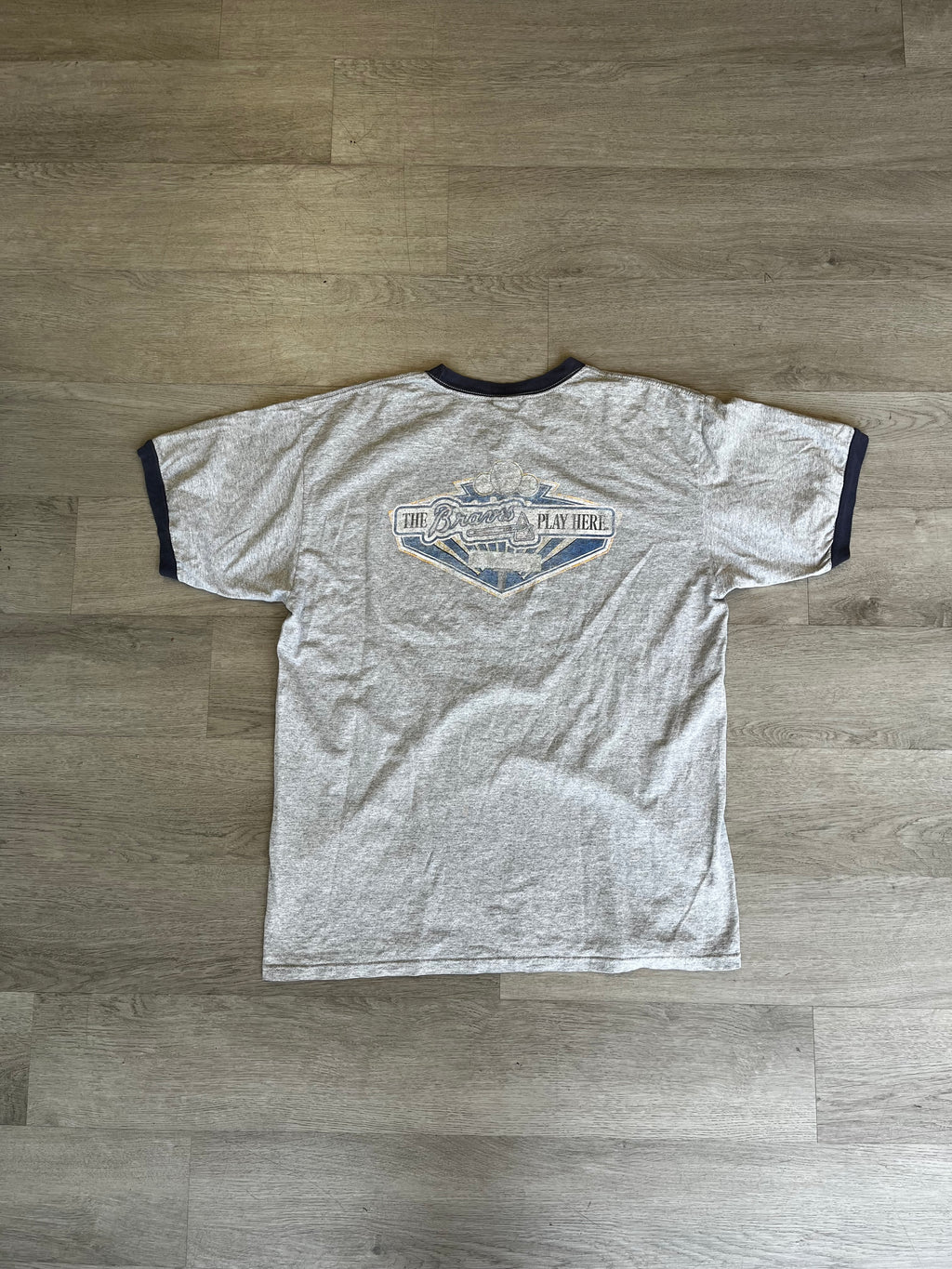 Vintage Atlanta Braves Ringer Tee