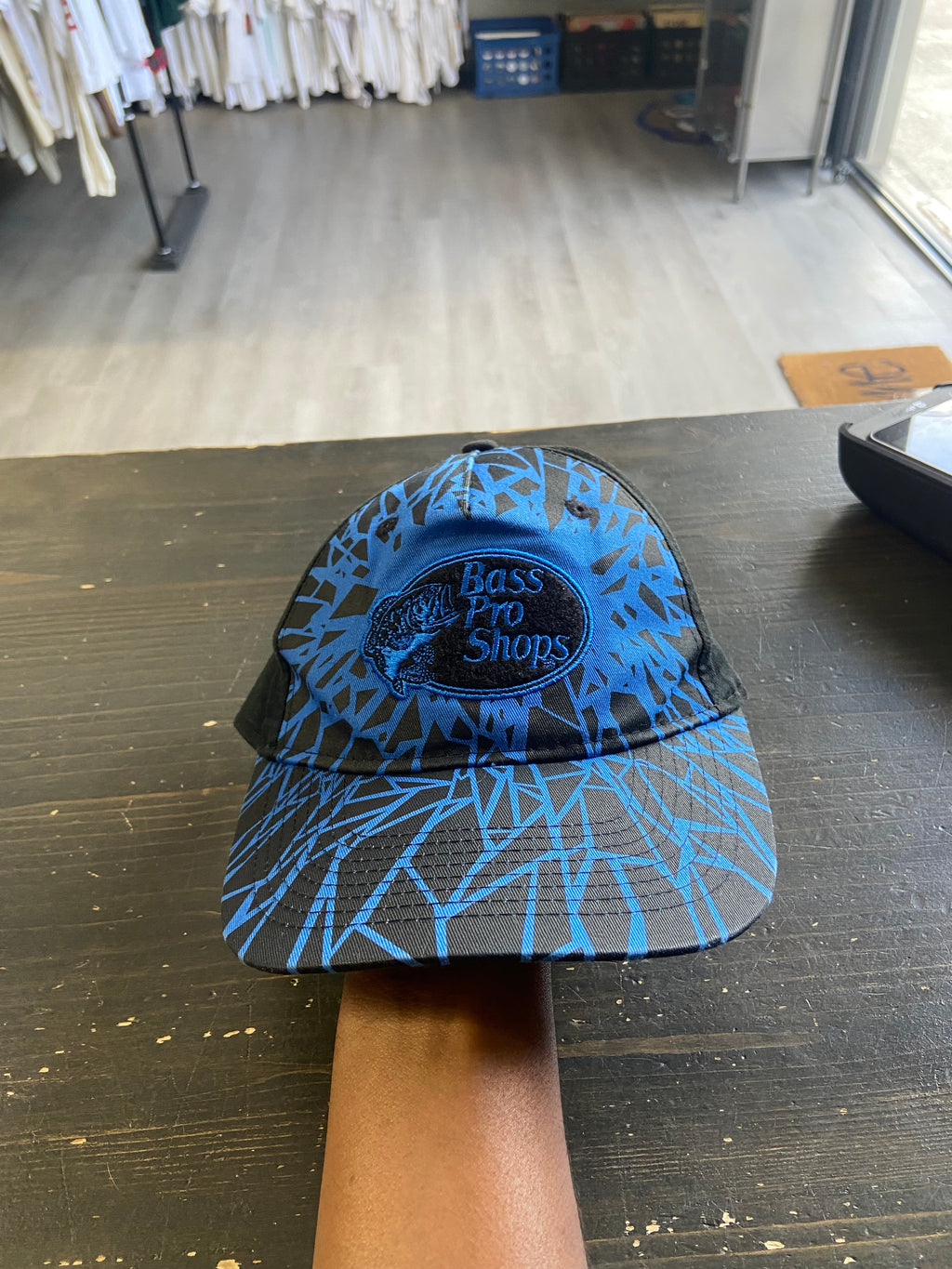 Black Breakaway Bass Pro Shop SnapBack Hat