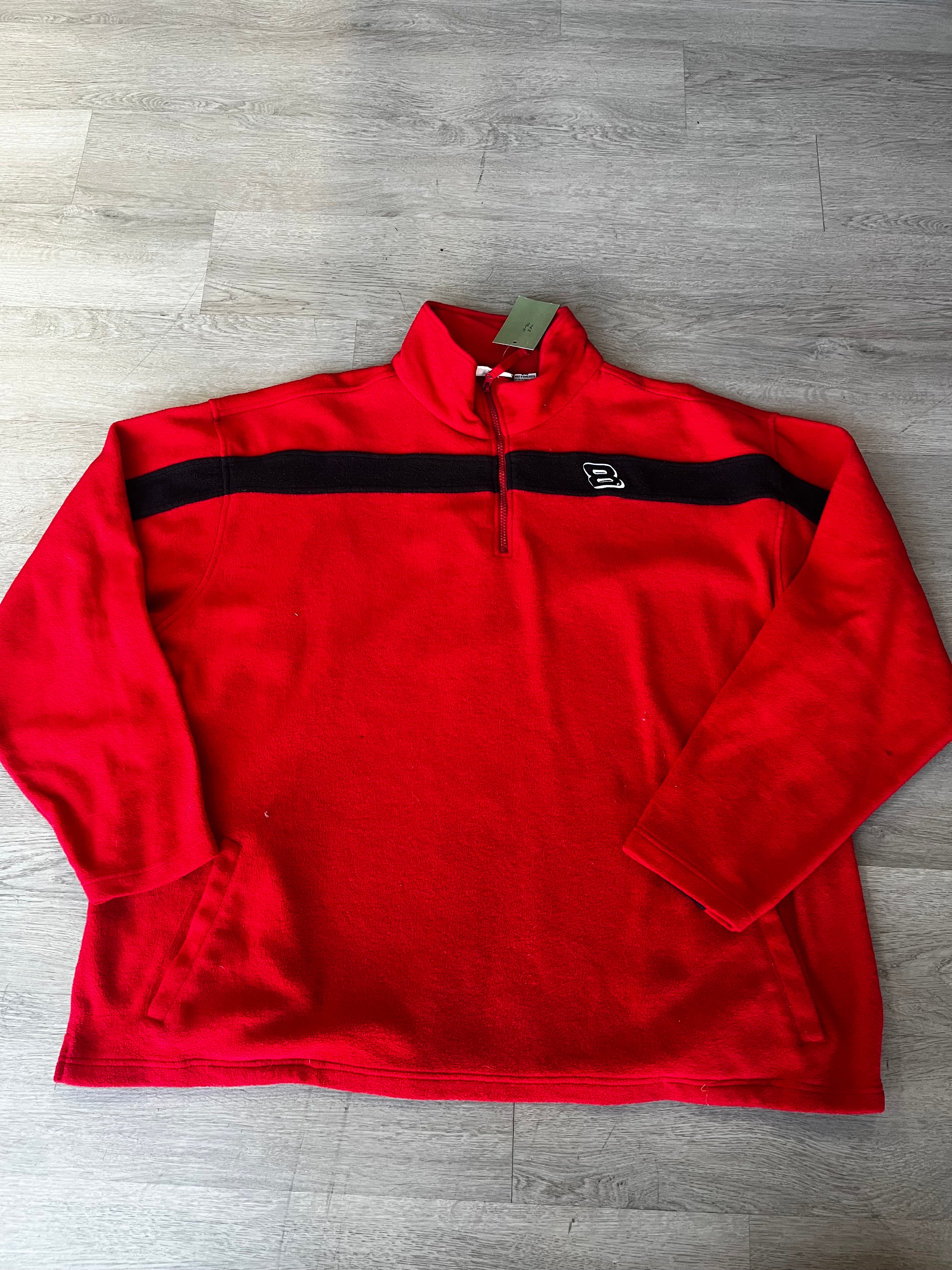 Red Dale Jr Budweiser Quarter Zip