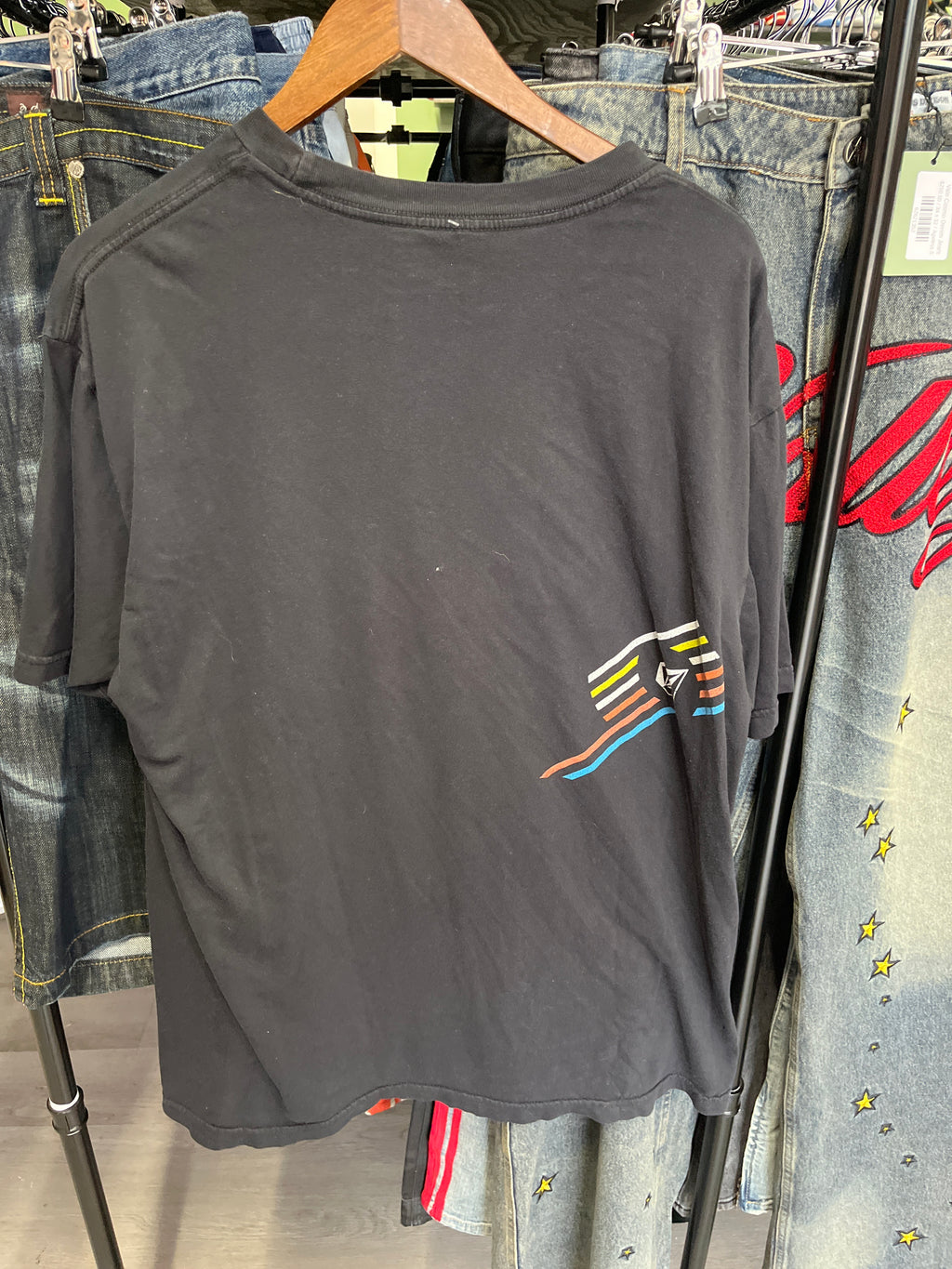 Black Volcom Skater Tee