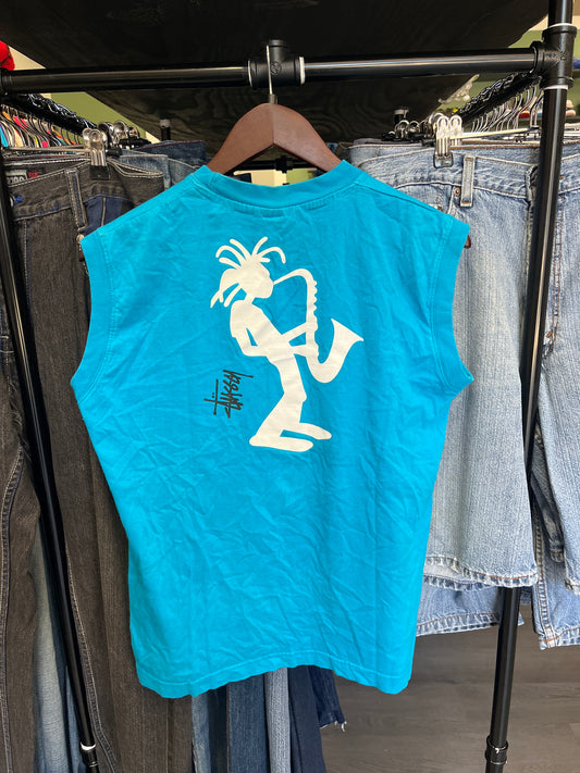 Stussy Stickman Jazz Cutoff Tee