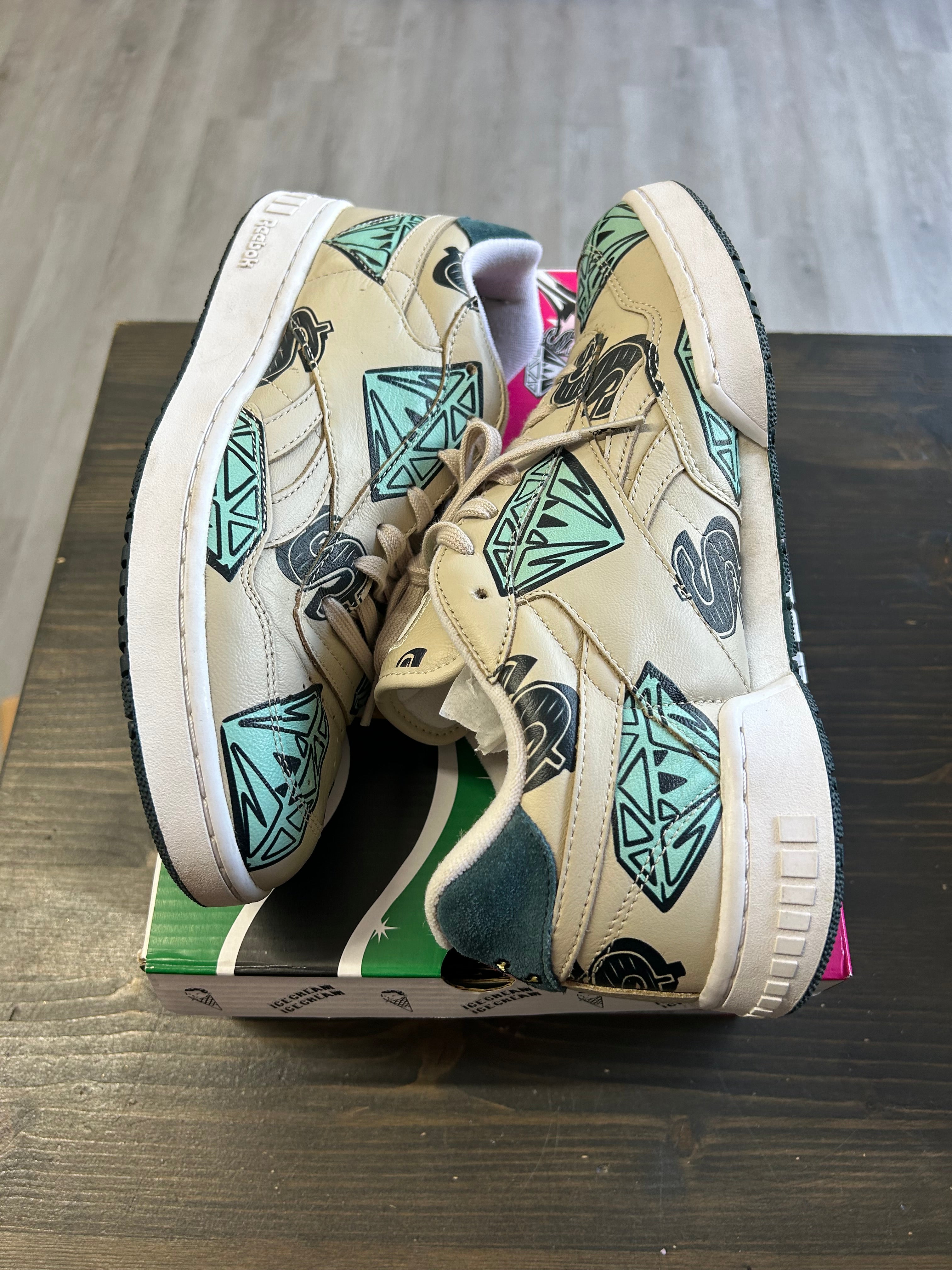 Pre-owned Reebok BBC Ice Cream x BB4000 Stucco