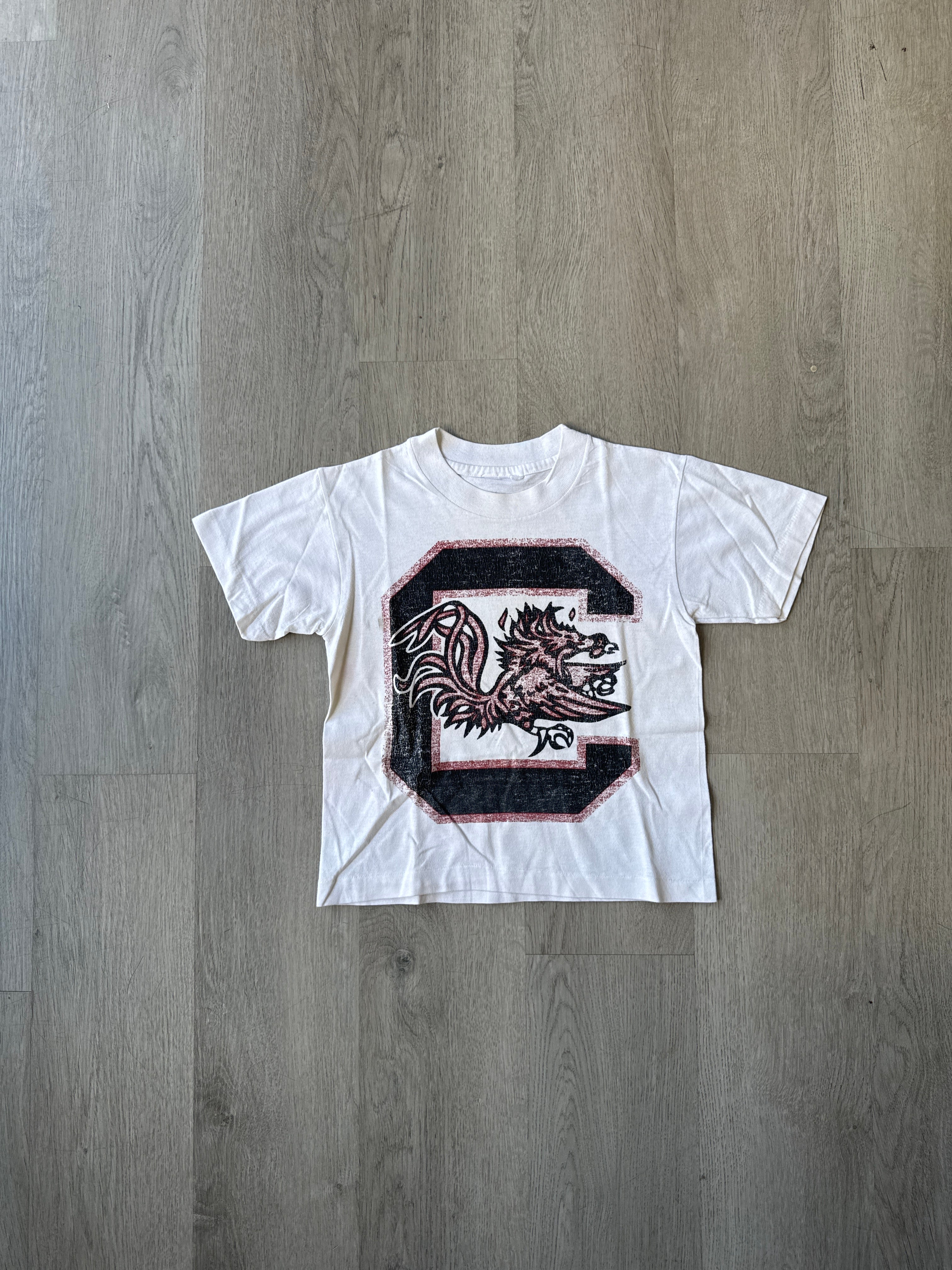 Vintage 90s Toddler University Of South Carolina Gamecocks Tee