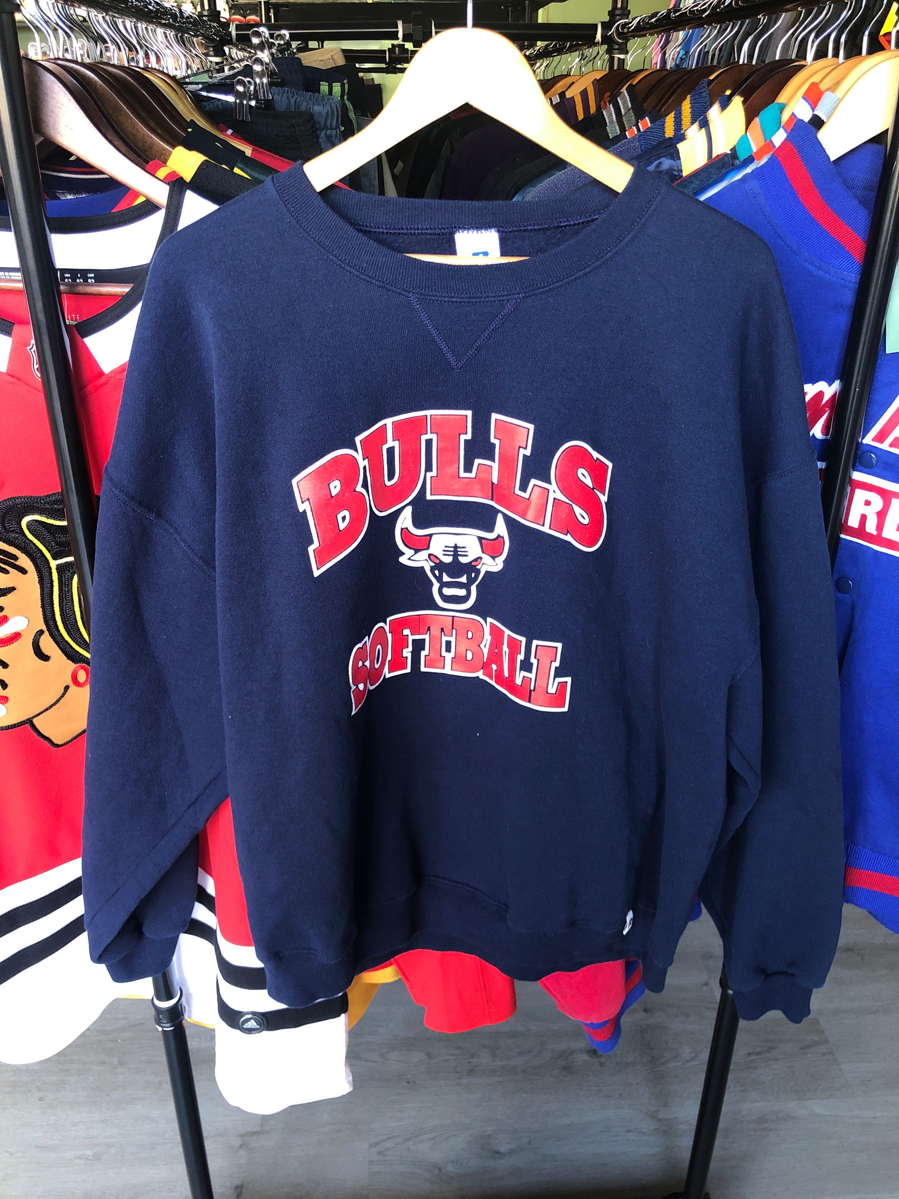 Vintage Bulls Softball Sweatshirt