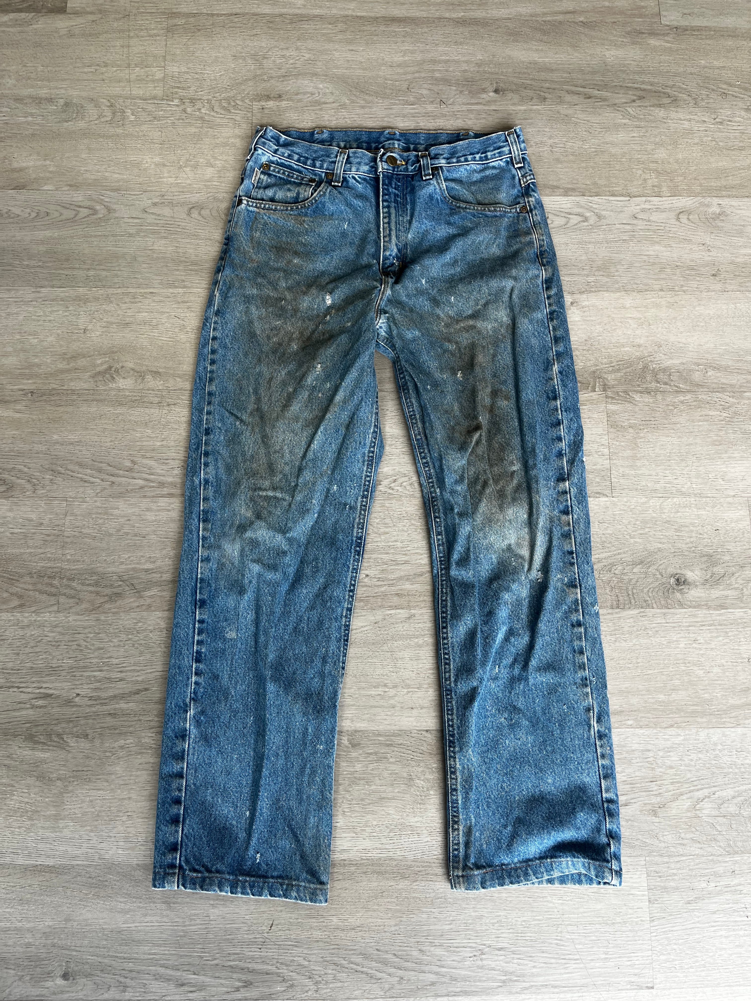 Vintage Distressed Muddy Carhartt Jeans