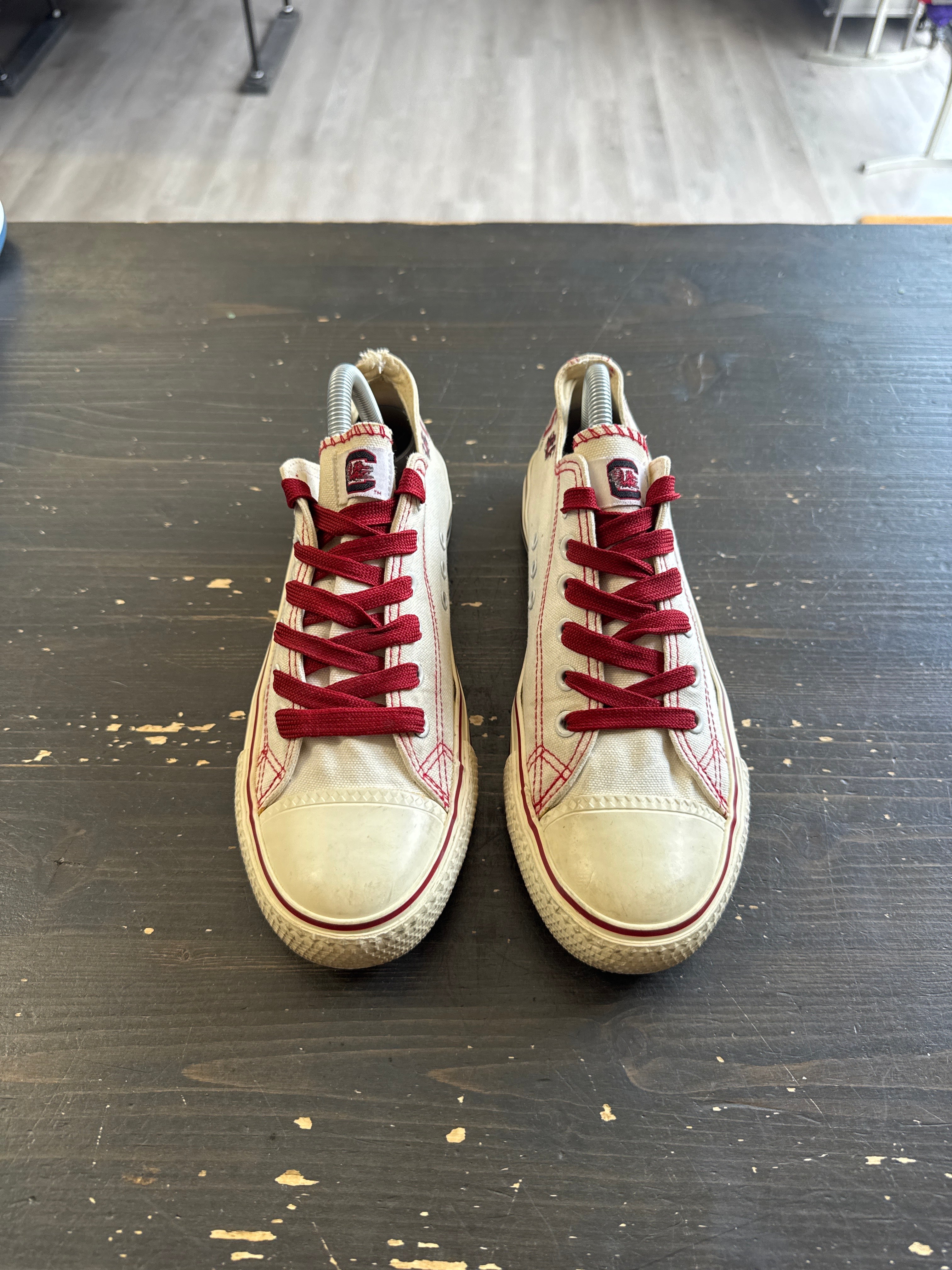 Vintage University Of South Carolina Gamecocks Canvas Converse Style Shoes