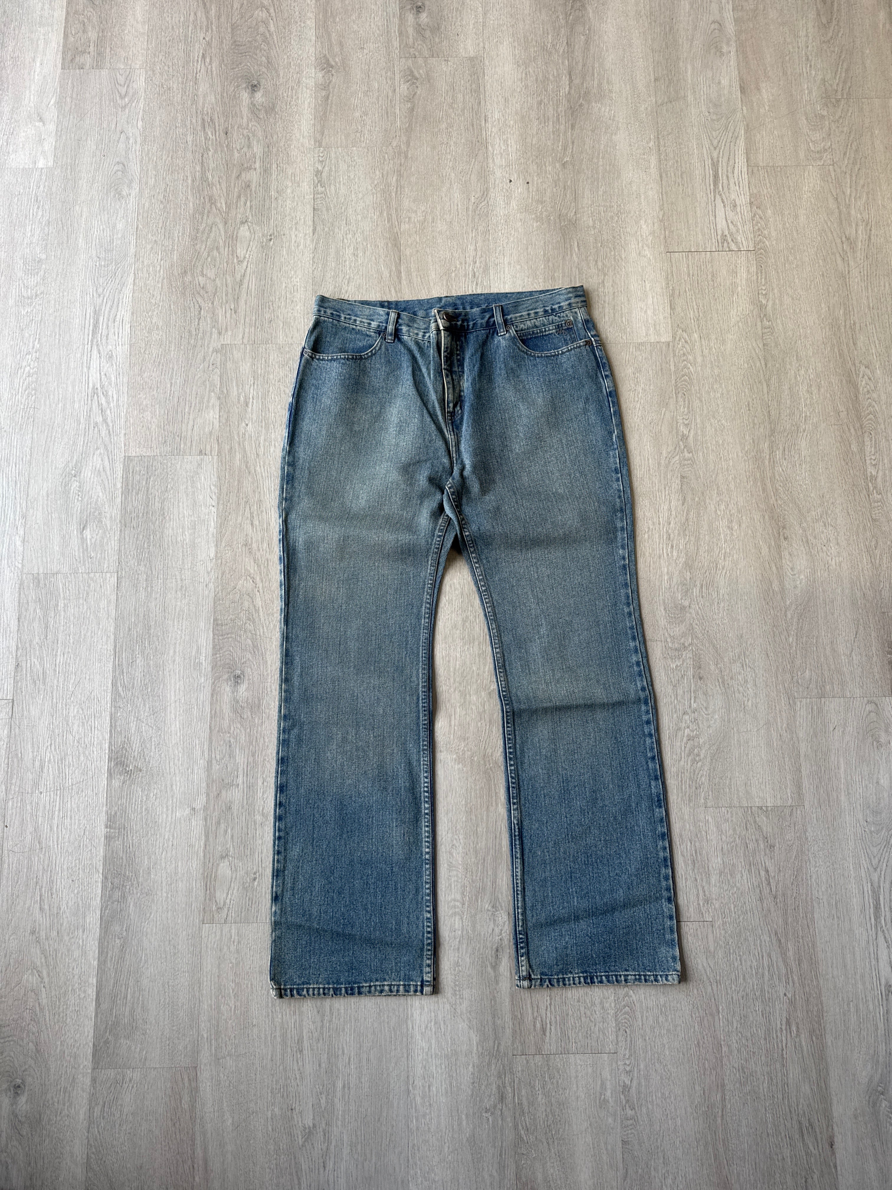 Vintage Y2K Women’s Harley Davidson Yoke Embroidered Denim Jean