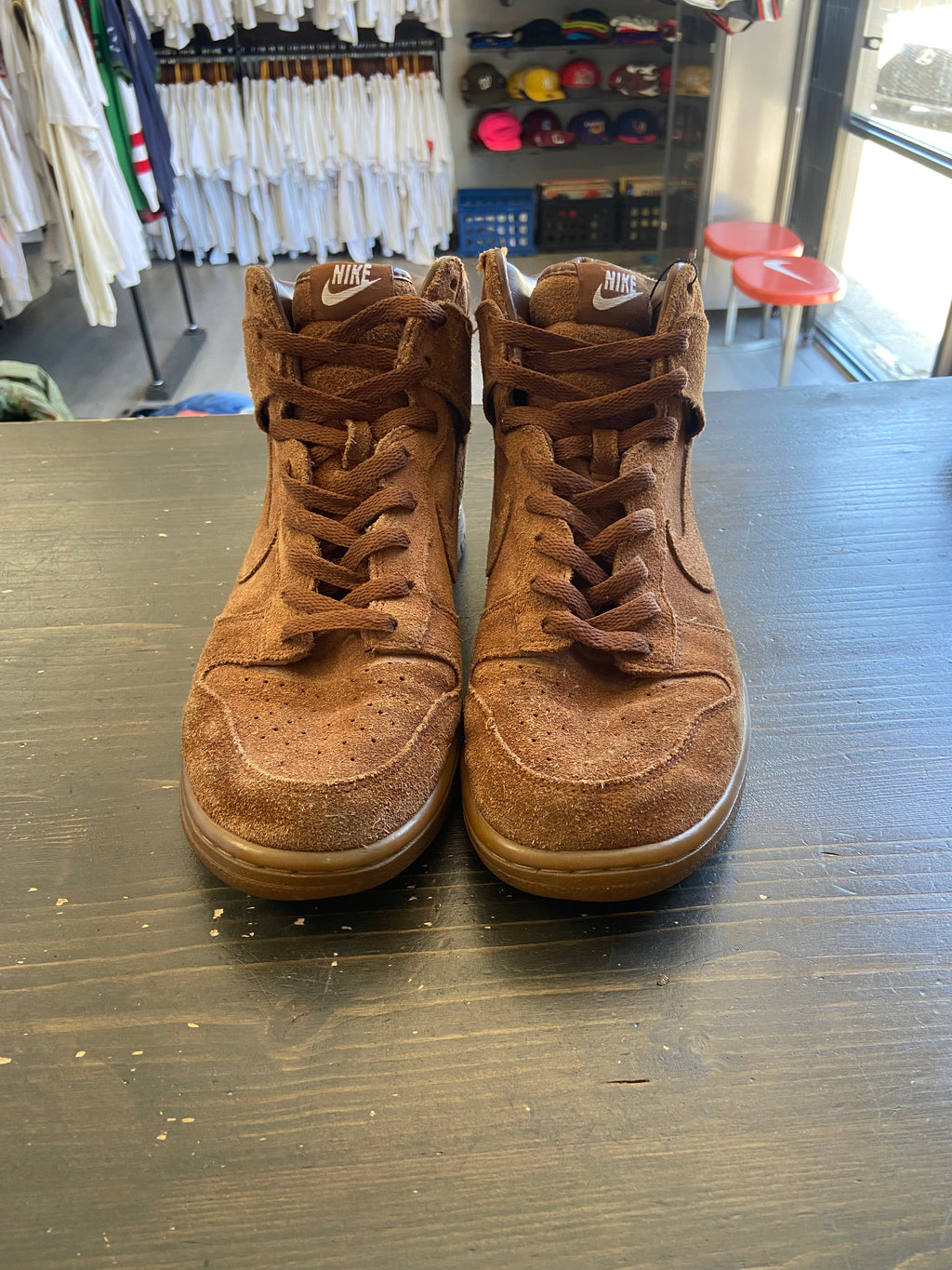 Pre-Owned A.P.C x Nike Dunk High 08 NRG 'Rustic Brown Suede'