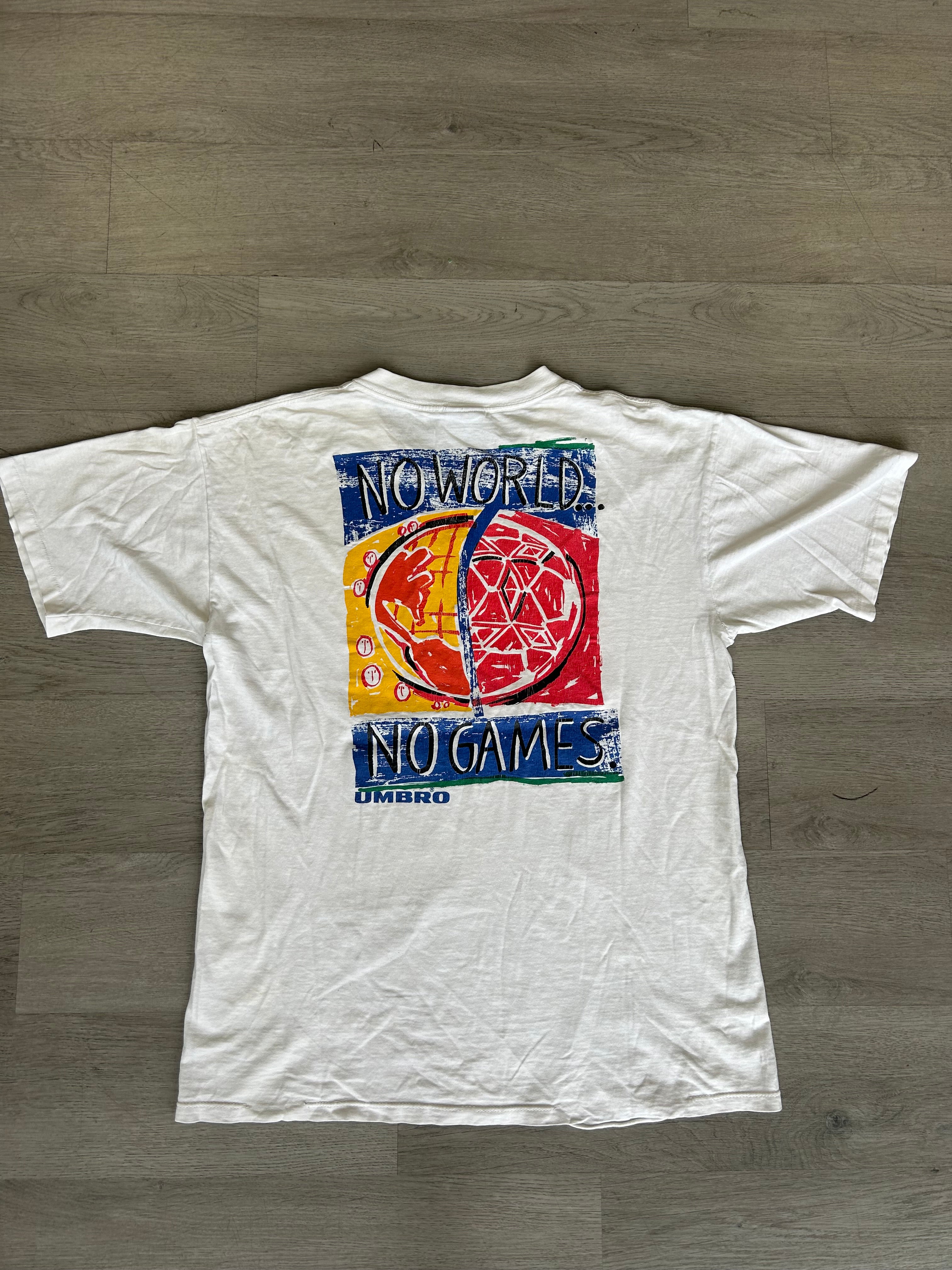 Vintage 90’s Umbro One World One Game Tee