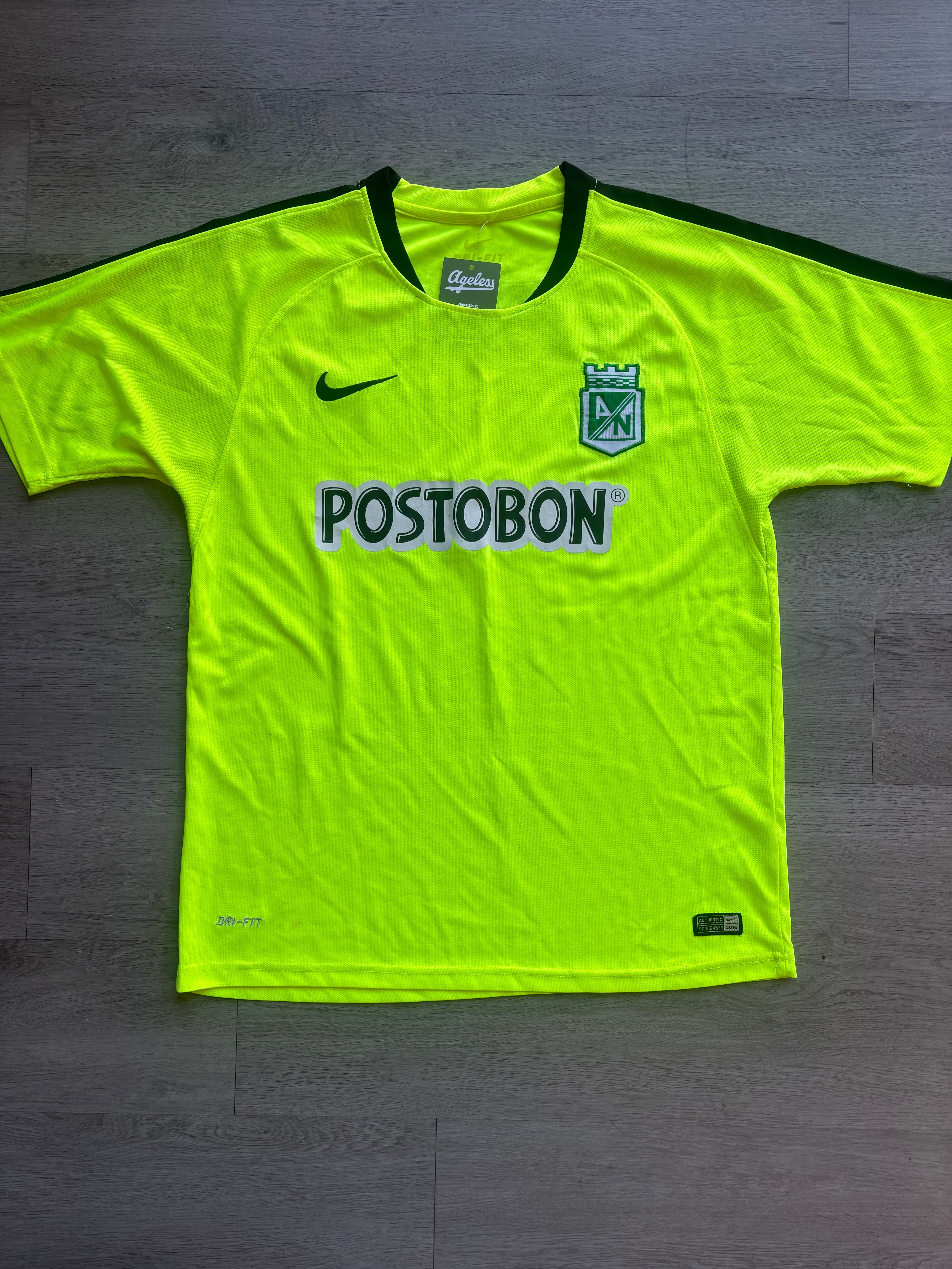 Nike 2016 Atlético Nacional Soccer Jersey