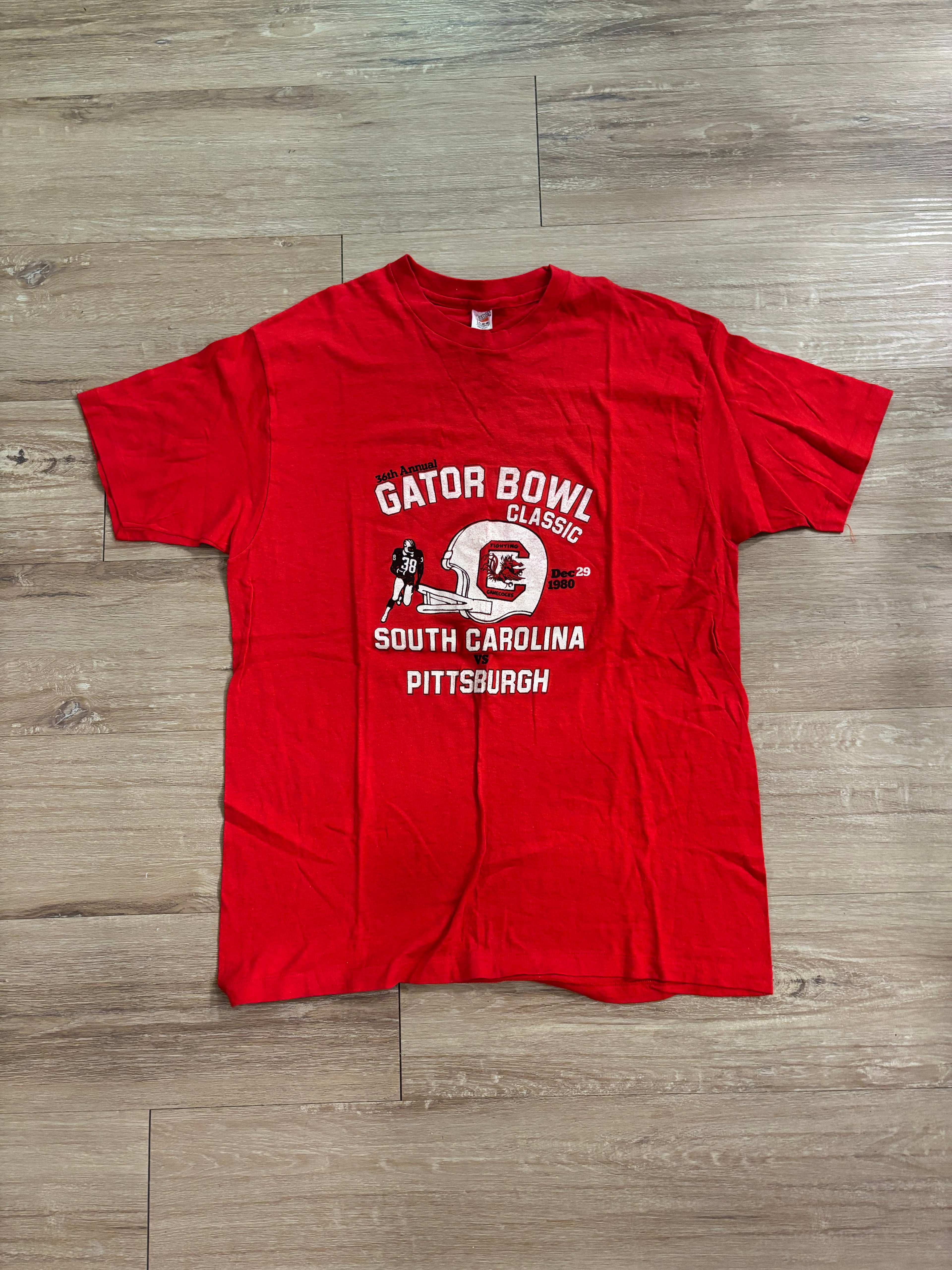 Vintage 36th Annual Gator Bowl Classic South Carolina vs Pittsburgh Tee