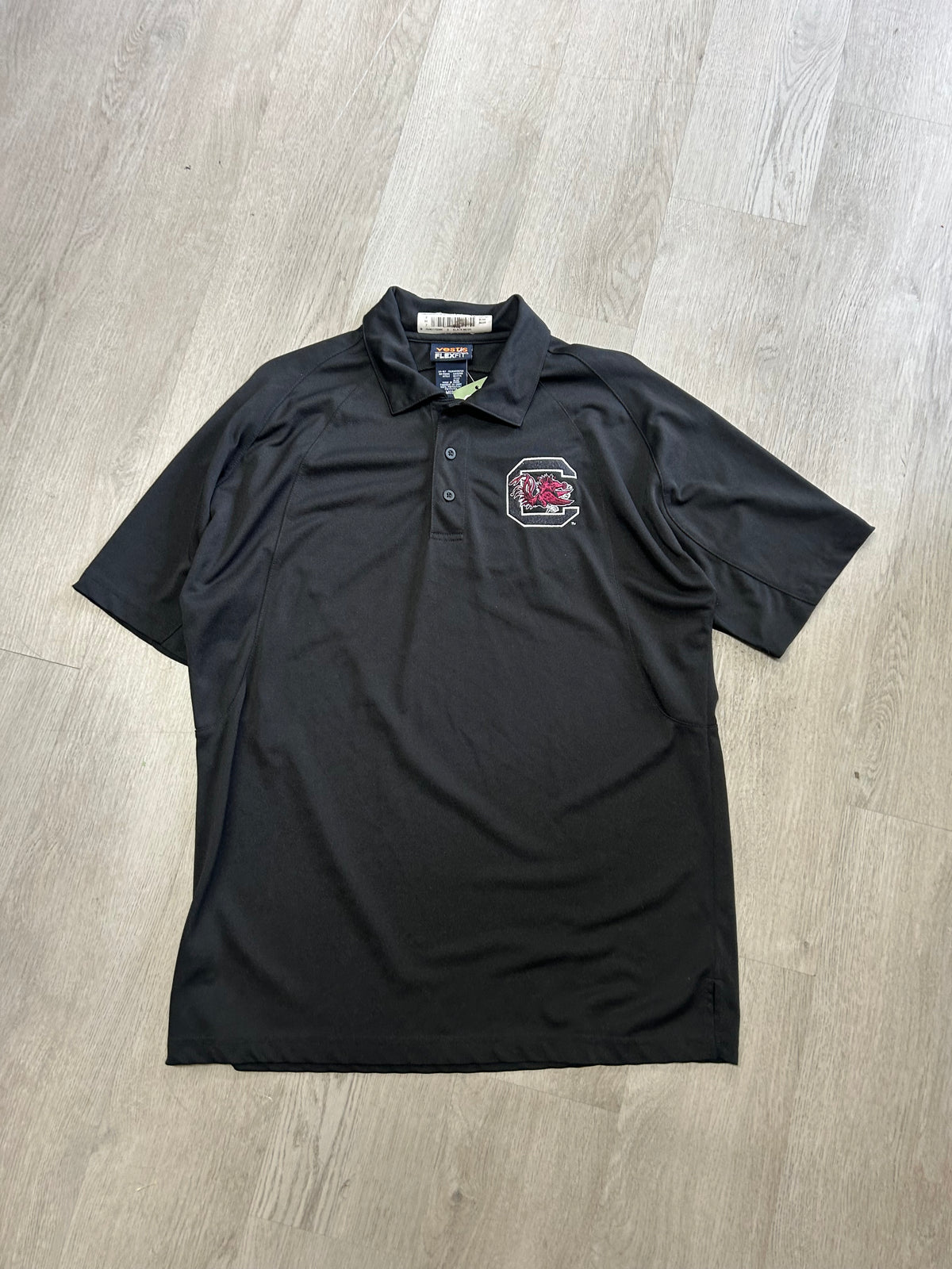 Univeristy of South Carolina Logo Black Polo
