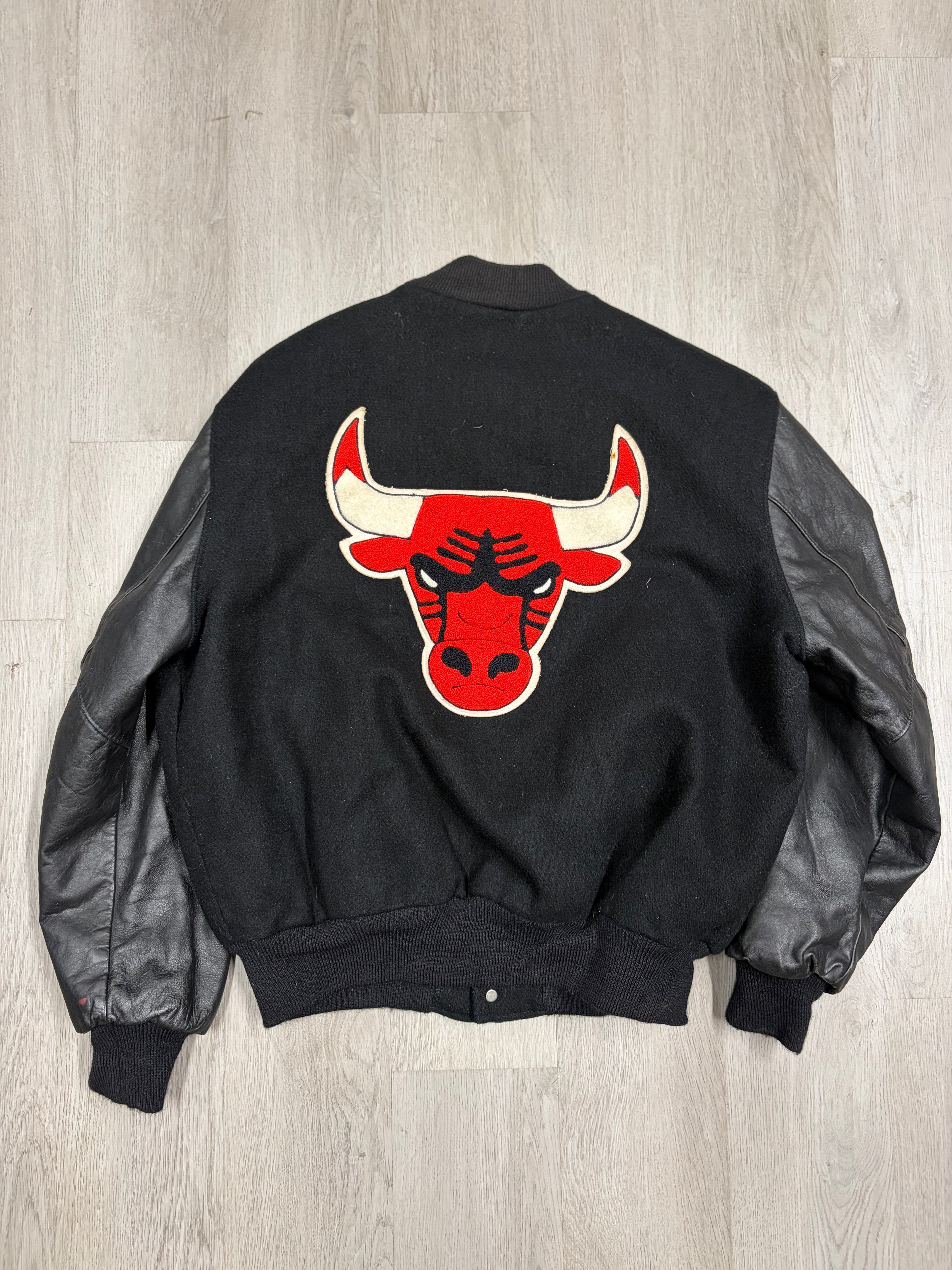 Vintage Chicago Bulls Leather Varsity Jacket