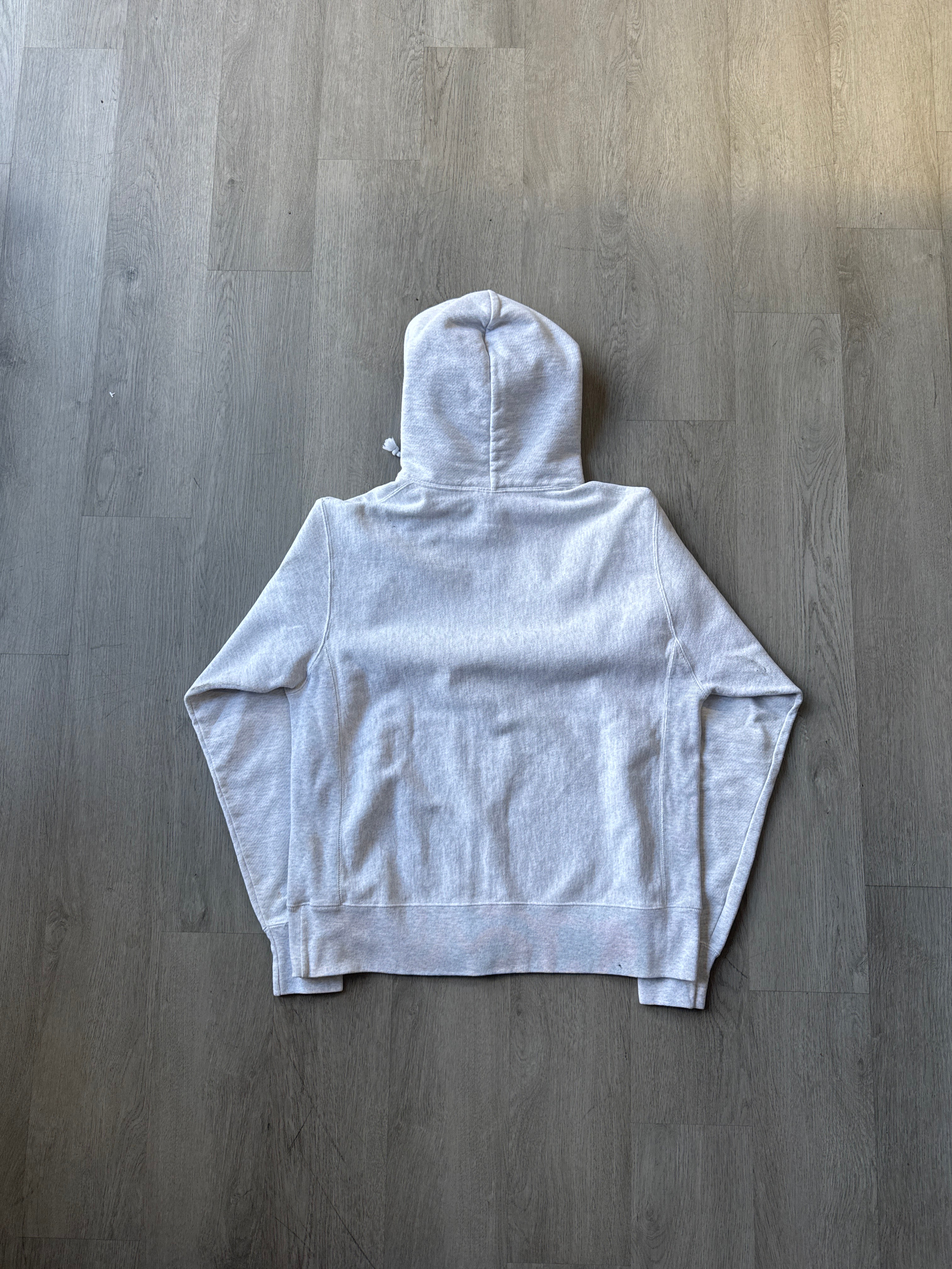 Vintage Champion Reverse Weave Heather Grey Hooded Zip Up