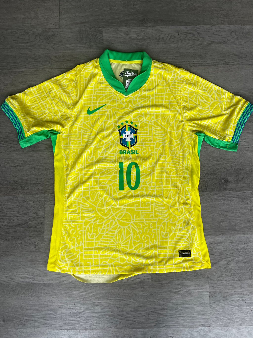 Nike Brazil Rodrygo 2024 Home Jersey