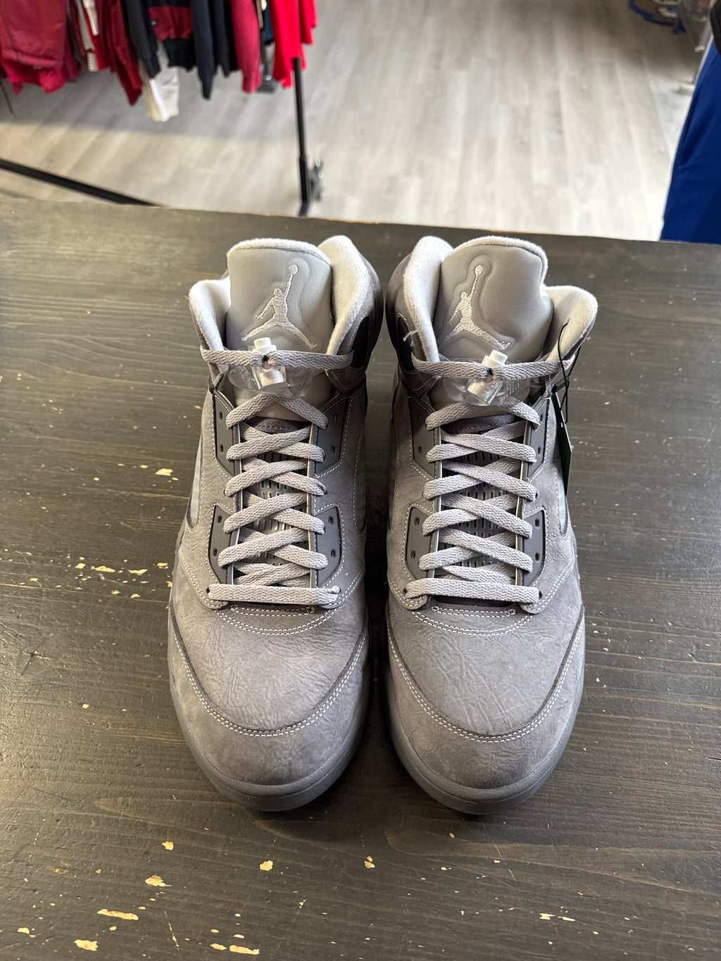 Pre-owned Jordan Retro 5 Wolf Grey 2026