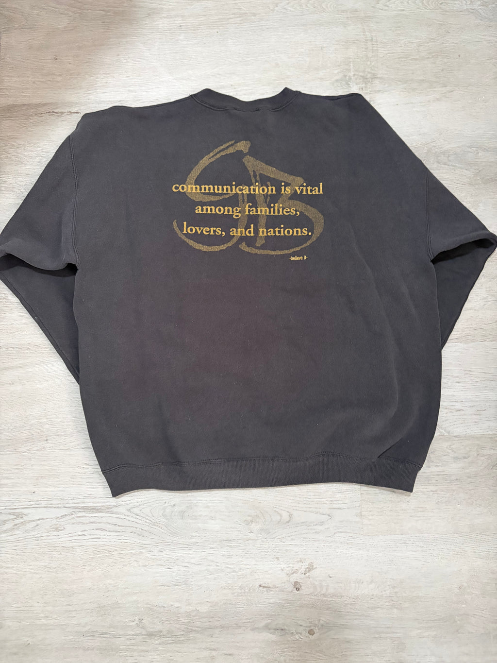 Vintage 1992 Garth Brooks Communication Is Vital Sweatshirt