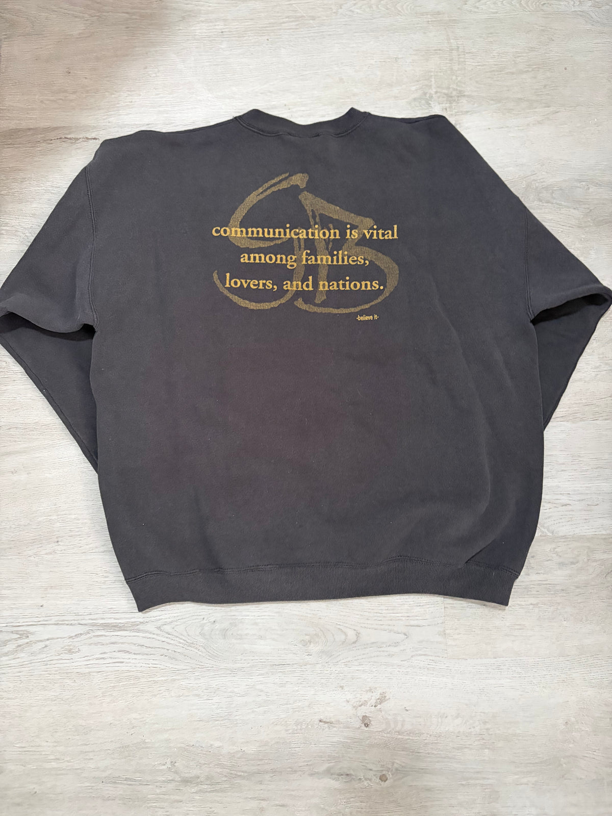 Vintage 1992 Garth Brooks Communication Is Vital Sweatshirt