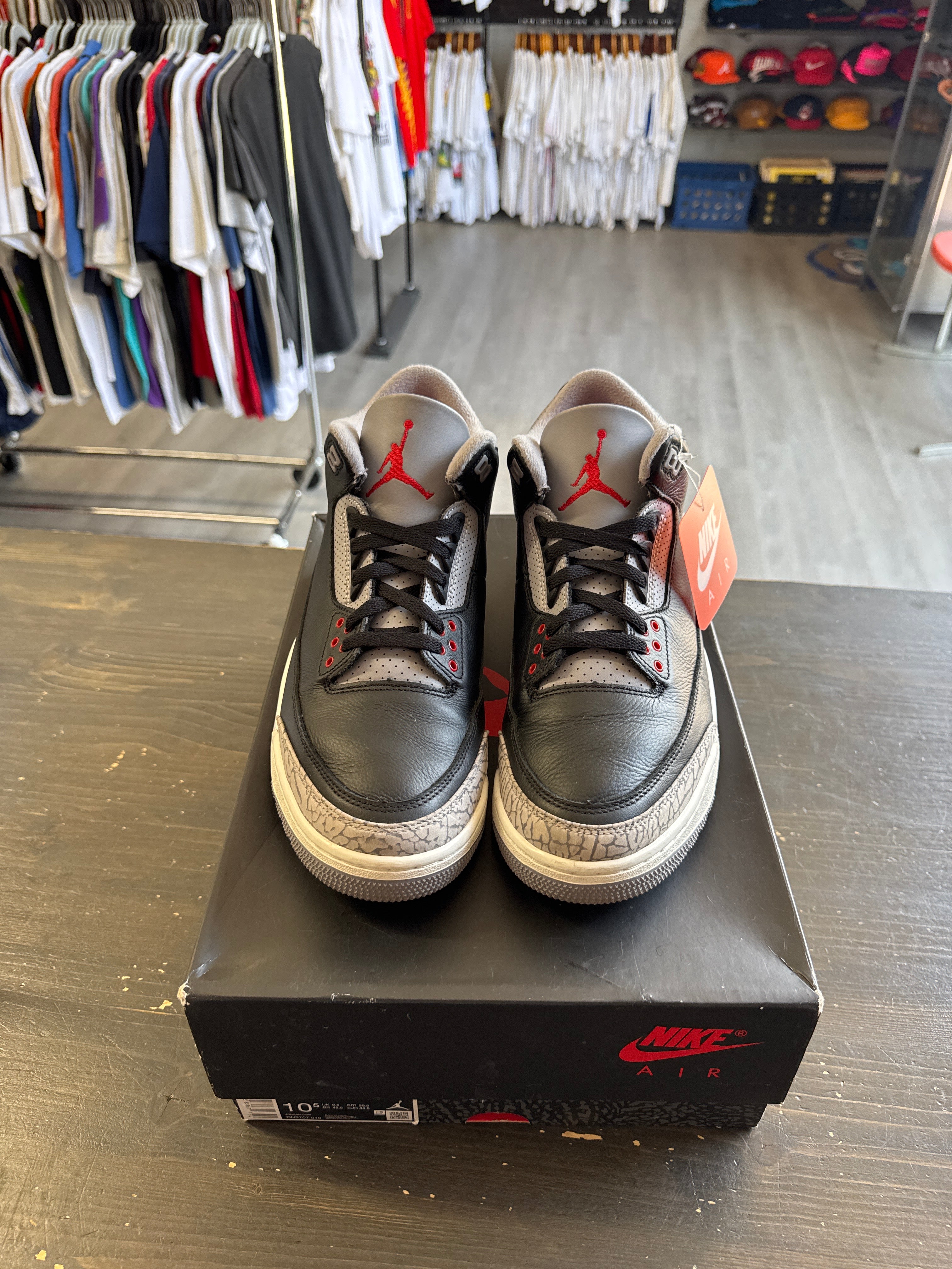 Pre-owned Jordan Retro 3 Black Cement (2024)