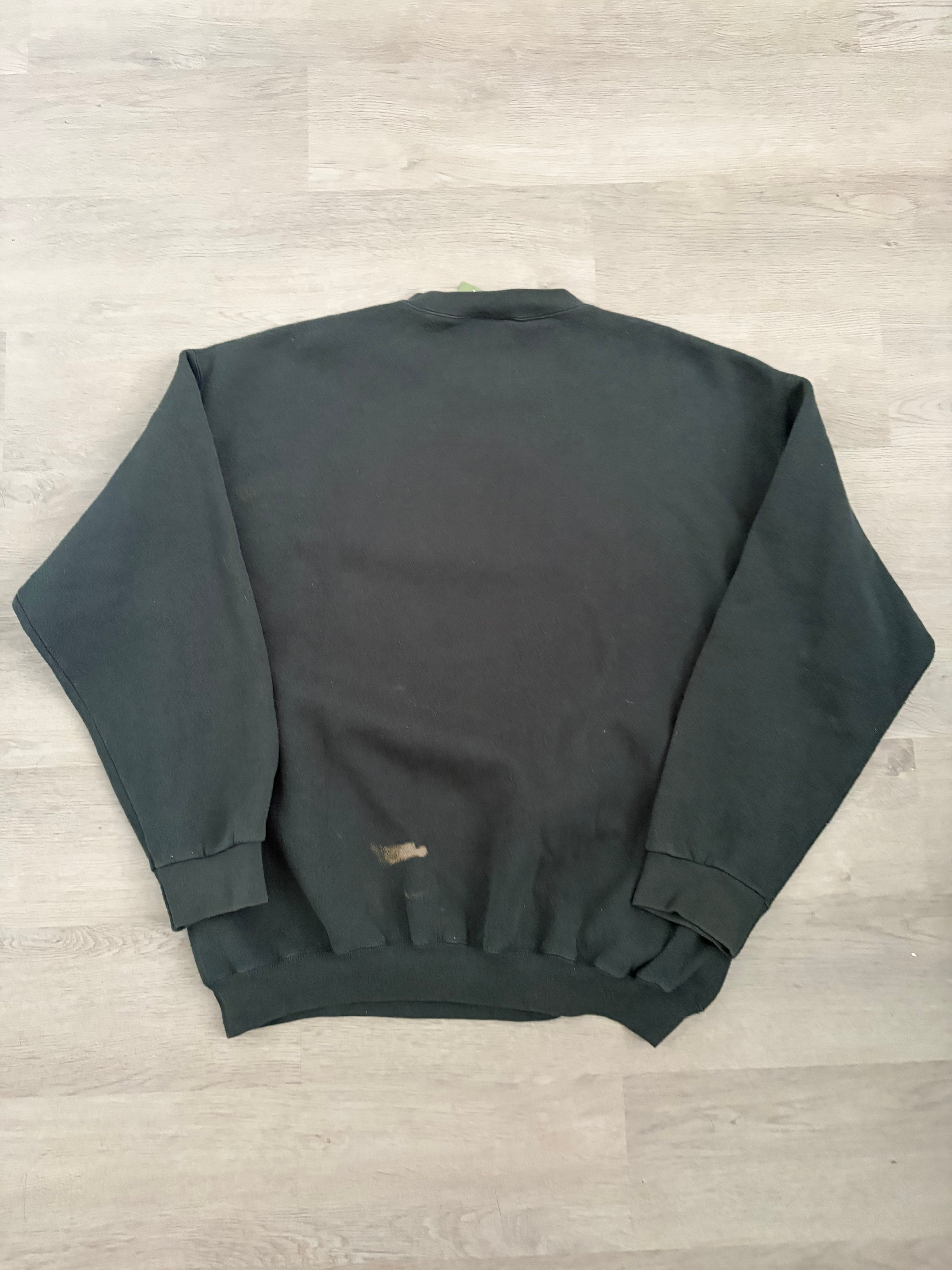 Vintage Green Reebok Logo Sweatshirt