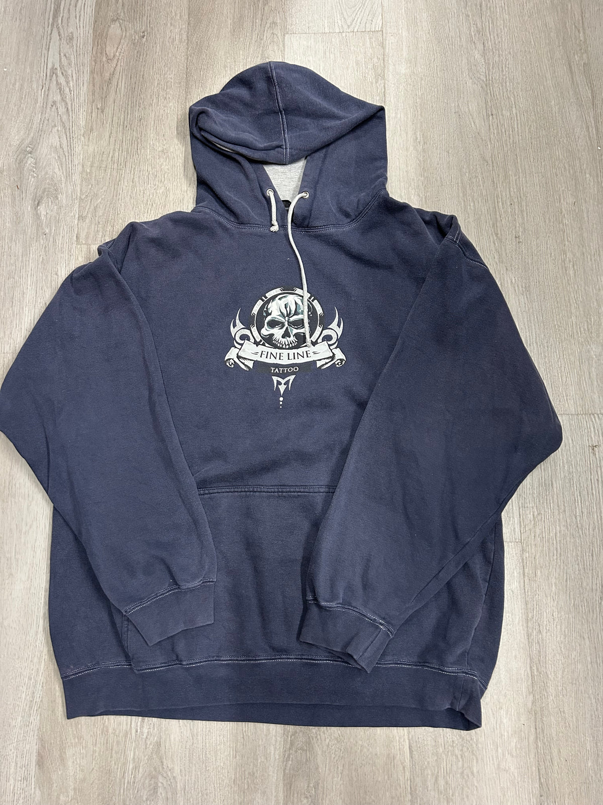 Vintage Fine Line Tattoo Hoodie