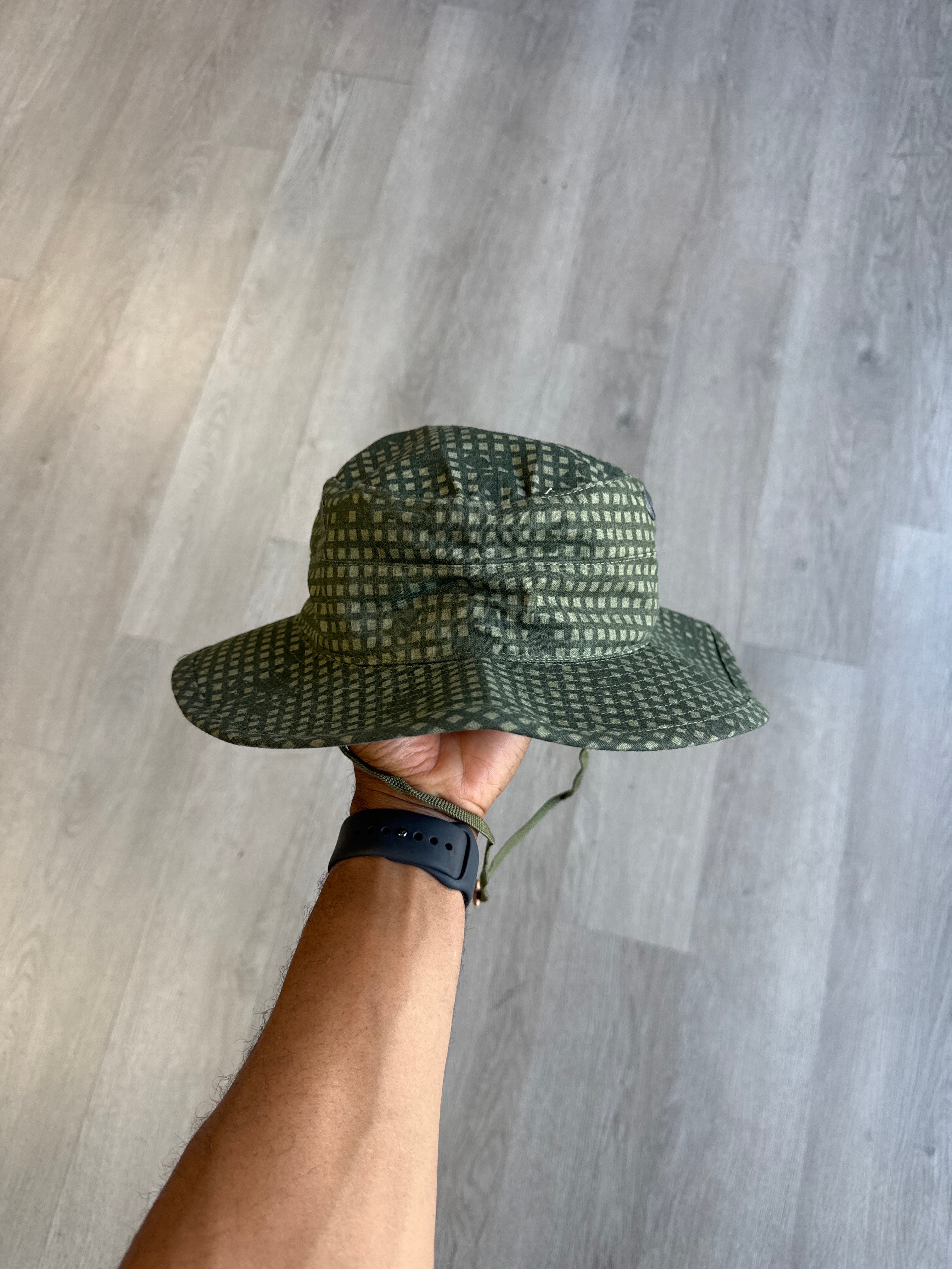 Vintage 90s U.S. Military Type II Woodland Camo Boonie Bucket Hat