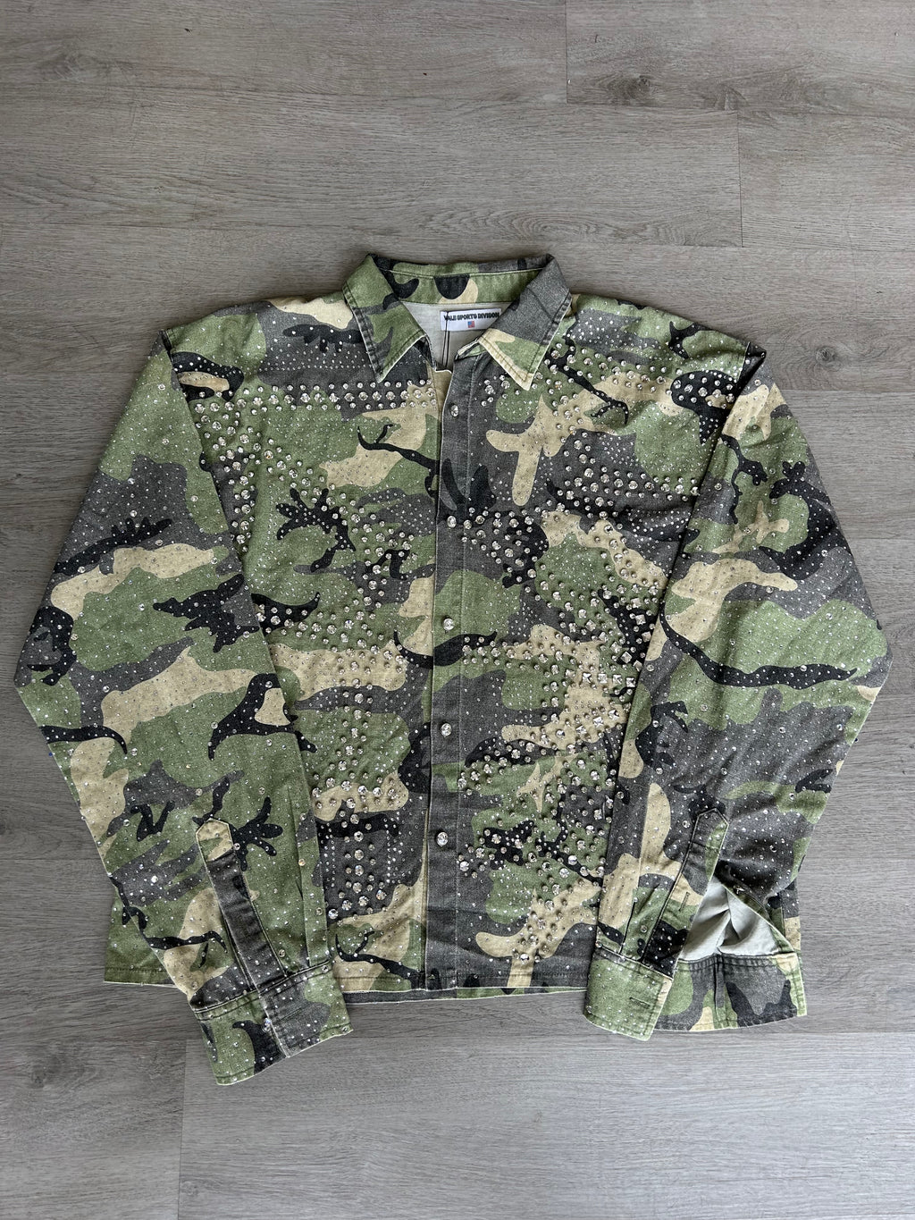 Vale Forever Soulja Bedazzled Button Up Shirt