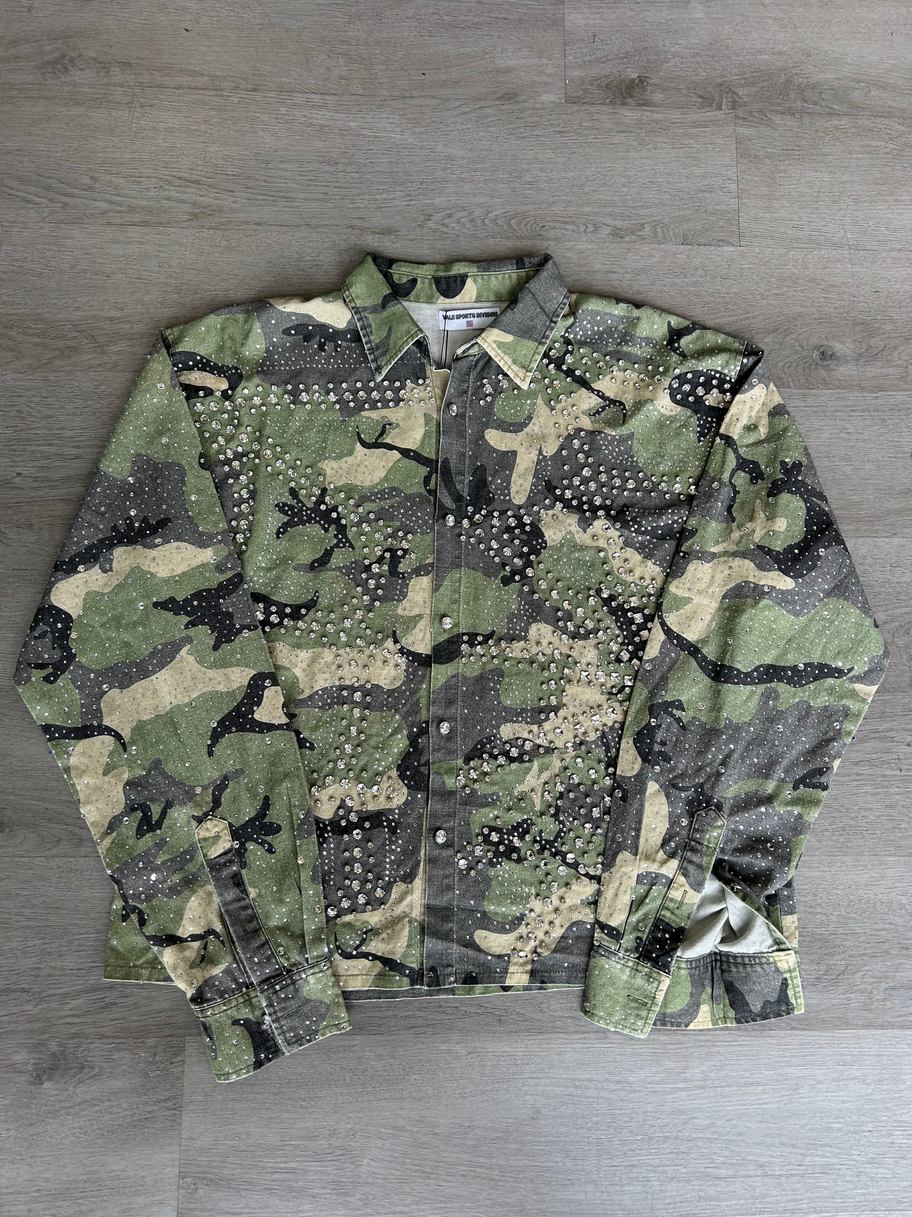 Vale Forever Soulja Bedazzled Button Up Shirt