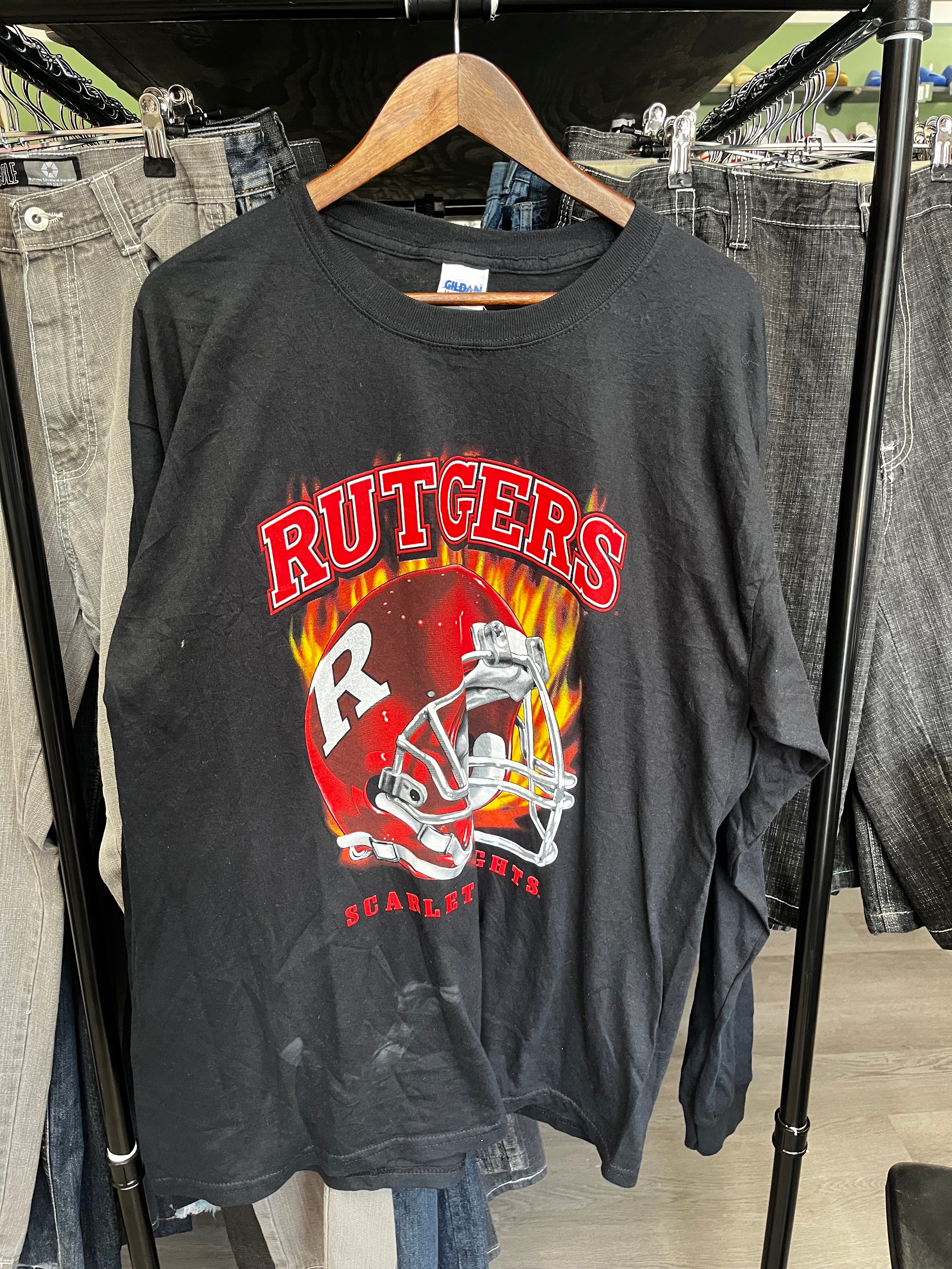 Vintage Scarlet Knights Rutgers University Long Sleeve